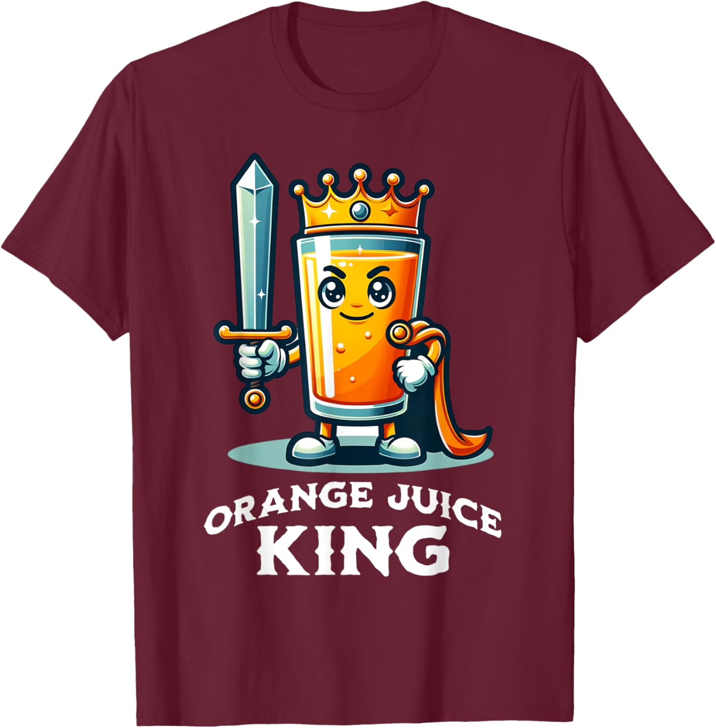 The Orange Juice King Funny Quote Fresh Orange Juice T-Shirt for Fans - 2