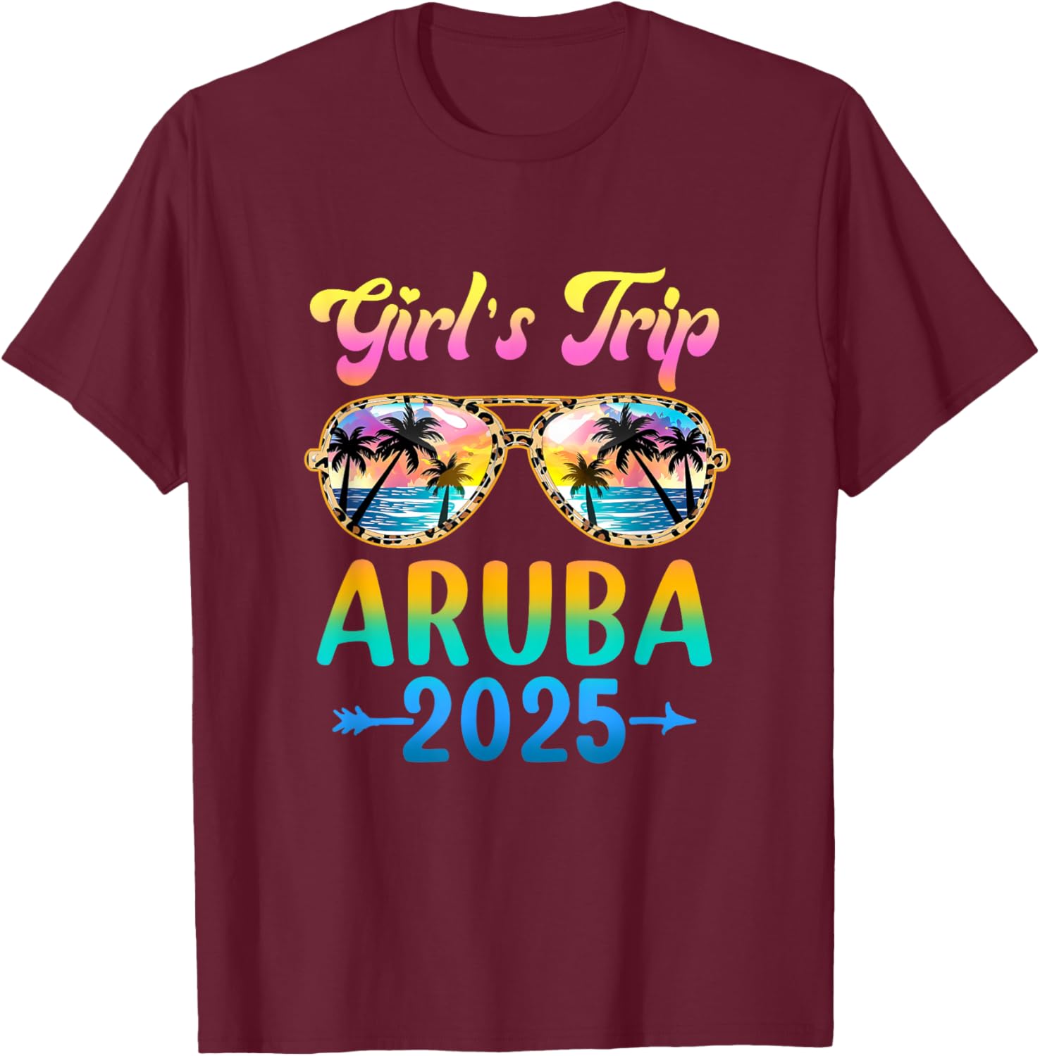 Girls Trip Aruba Summer Vacation Sunglasses T-Shirt for Fun Adventures - 11
