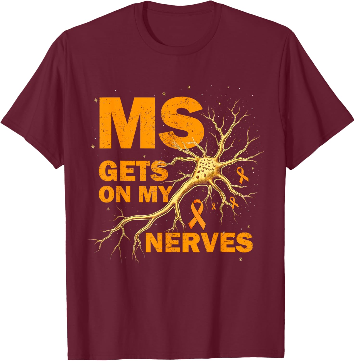 MS Awareness T-Shirt for Multiple Sclerosis Support - Cute & Comfy Design - 20