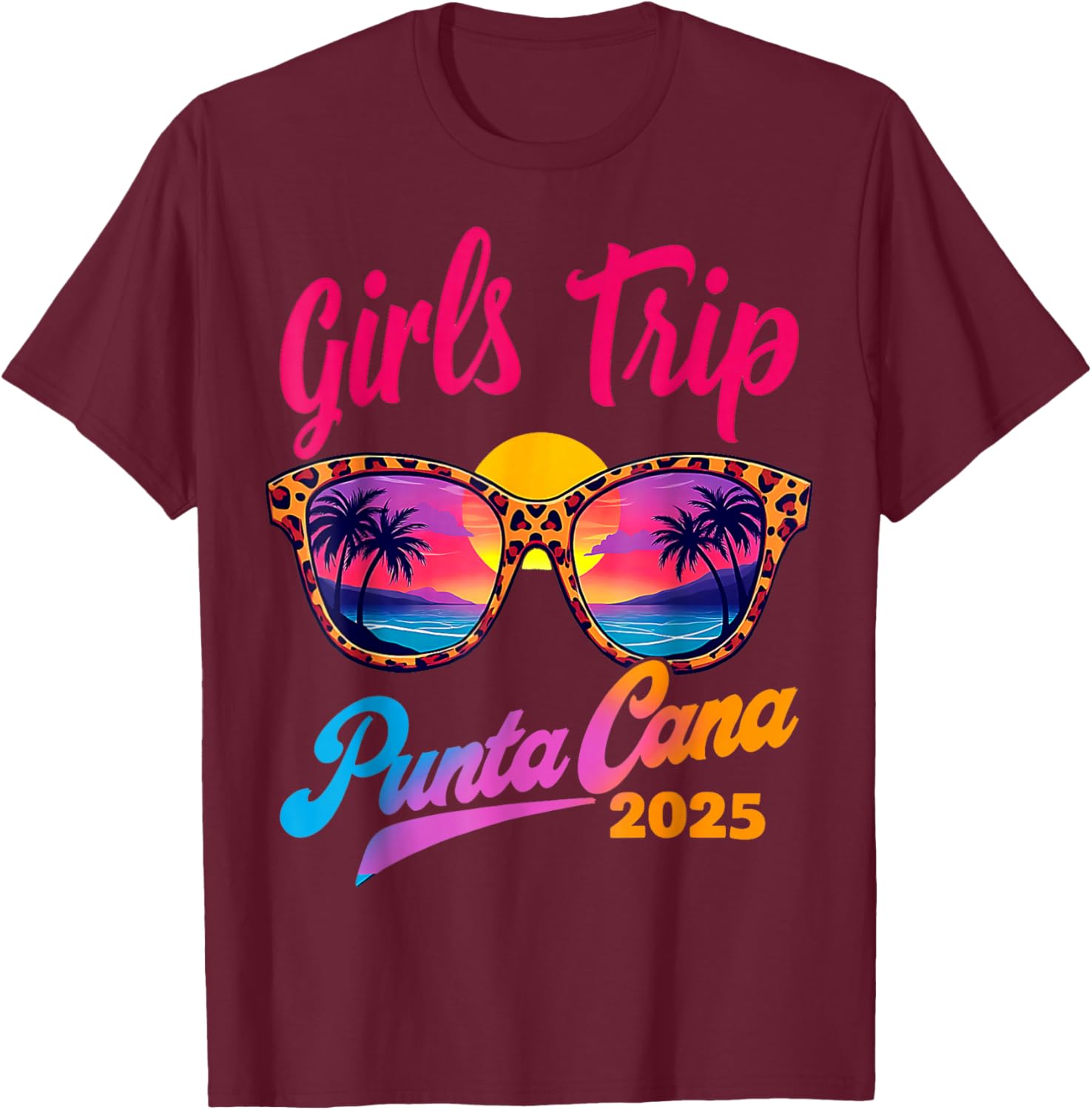 Girls Trip Punta Cana 2025 Matching Summer T-Shirt for Women - 7