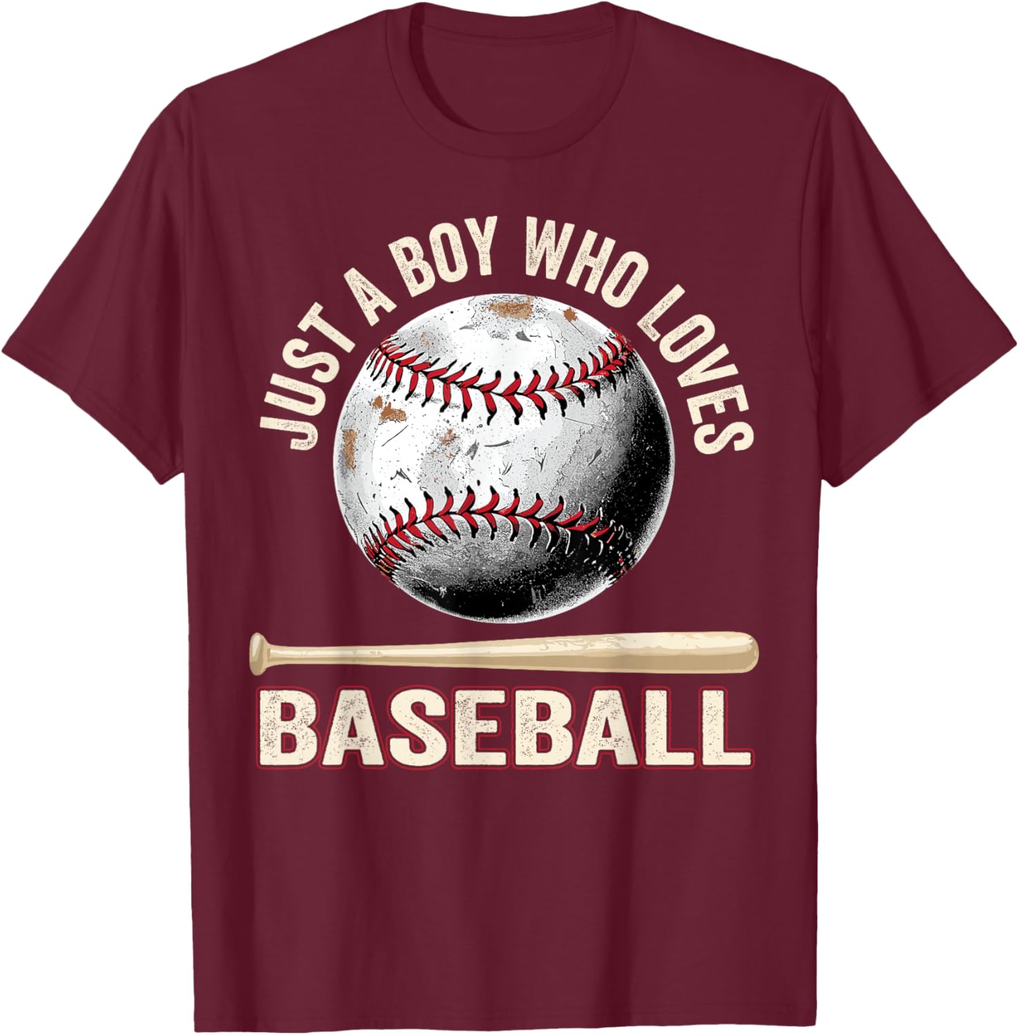Funny Just A Boy Who Loves Baseball T-Shirt for Fans and Players - 18