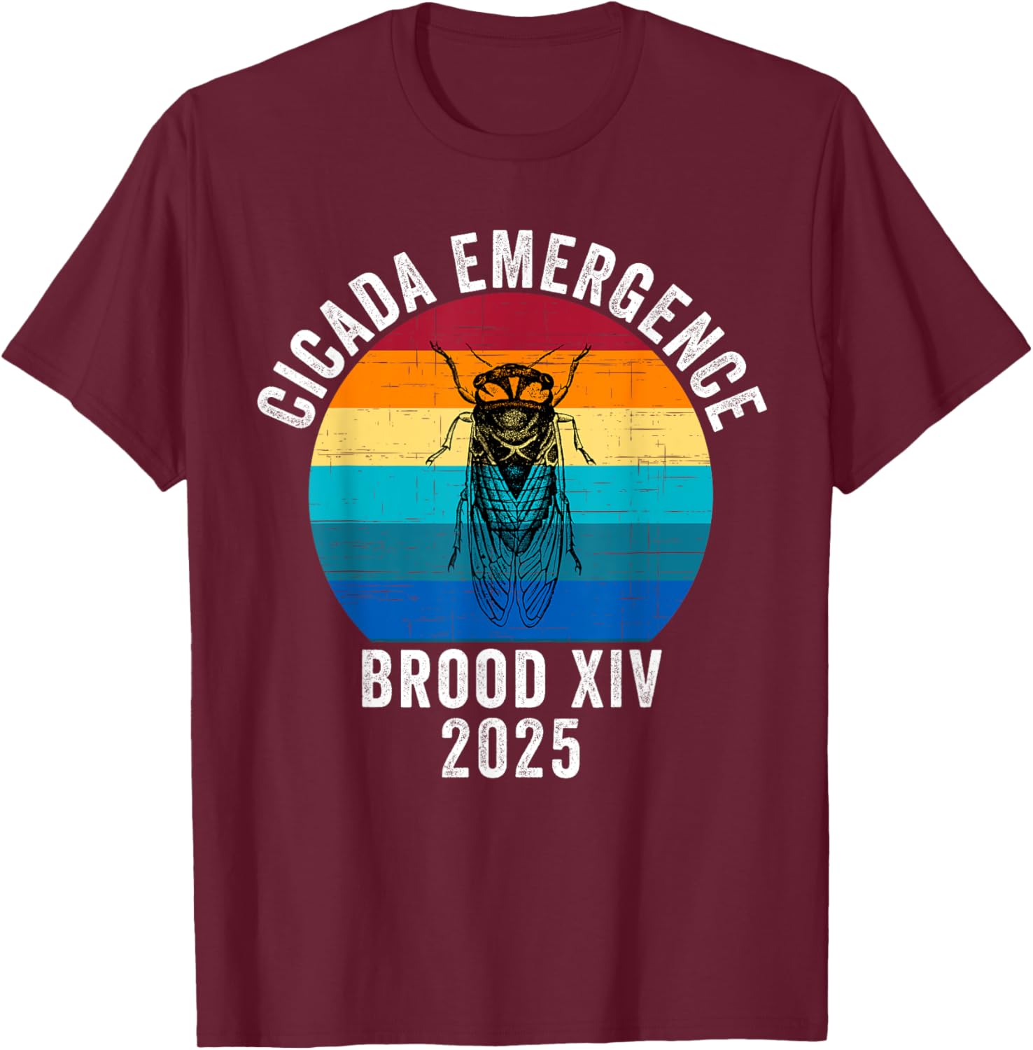 Cicada Emergence Brood XIV 2025 Funny T-Shirt for Nature Lovers - 23