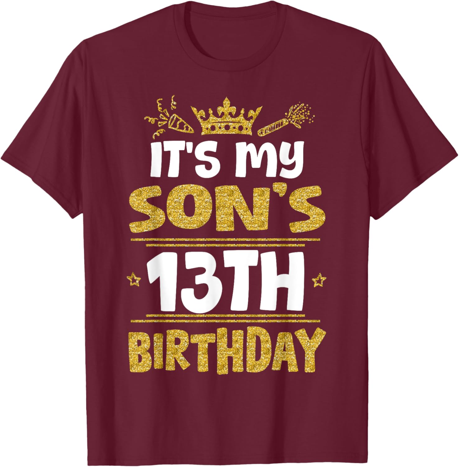 Happy 13th Birthday Son T-Shirt for Boys - Fun 13 Years Old Gift - 2