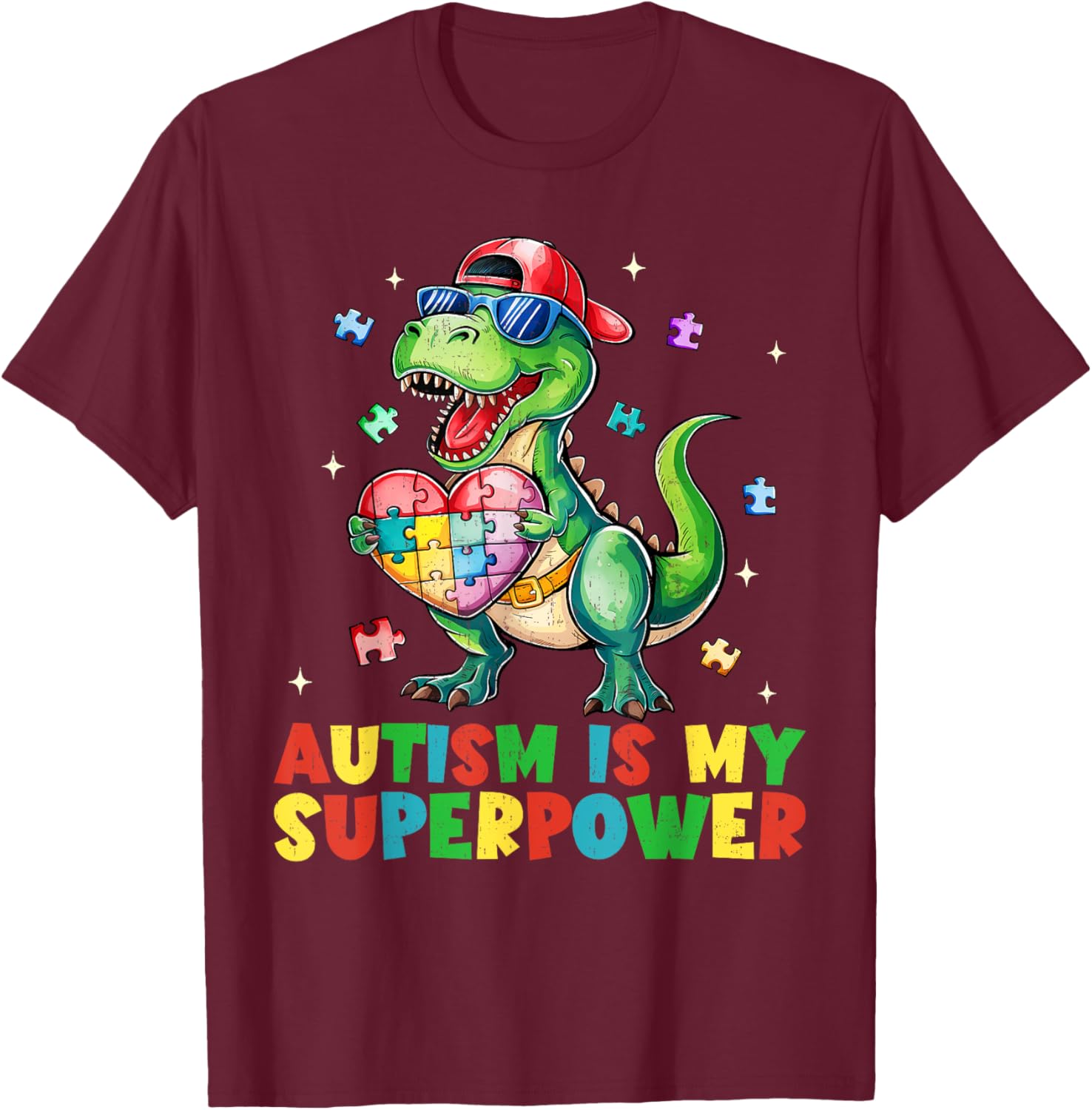 Funny Autism Awareness T-Shirt for Boys - Autism Is My Superpower - 15