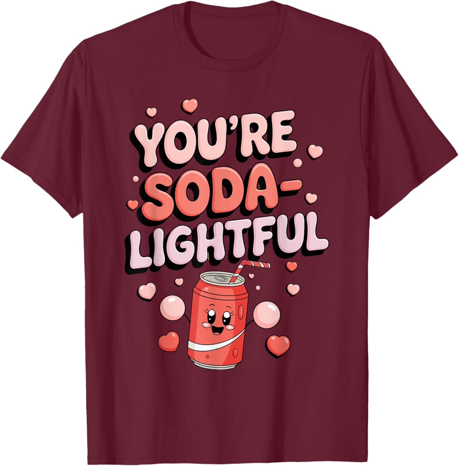 You're Soda-Lightful Valentine's Day T-Shirt for Sweet Celebrations - 6