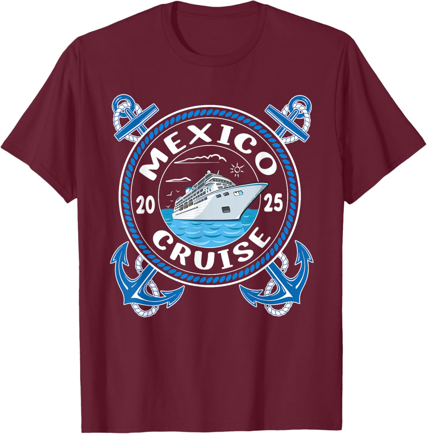Mexico Cruise 2025 Family Summer Vacation T-Shirt for Fun Adventures - 3