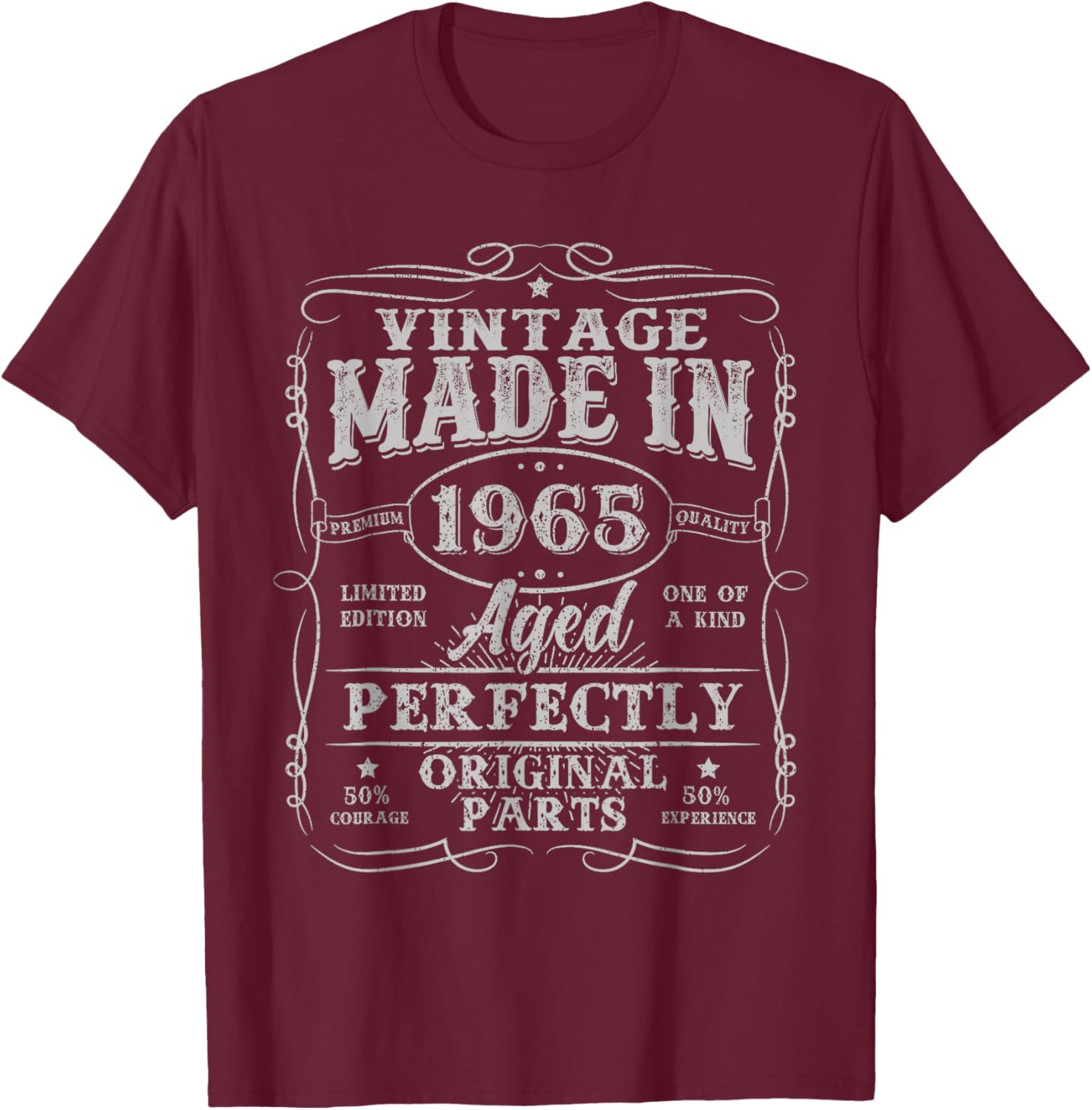 60 Years Old Vintage 1965 Birthday T-Shirt for Men Classic Style - 8