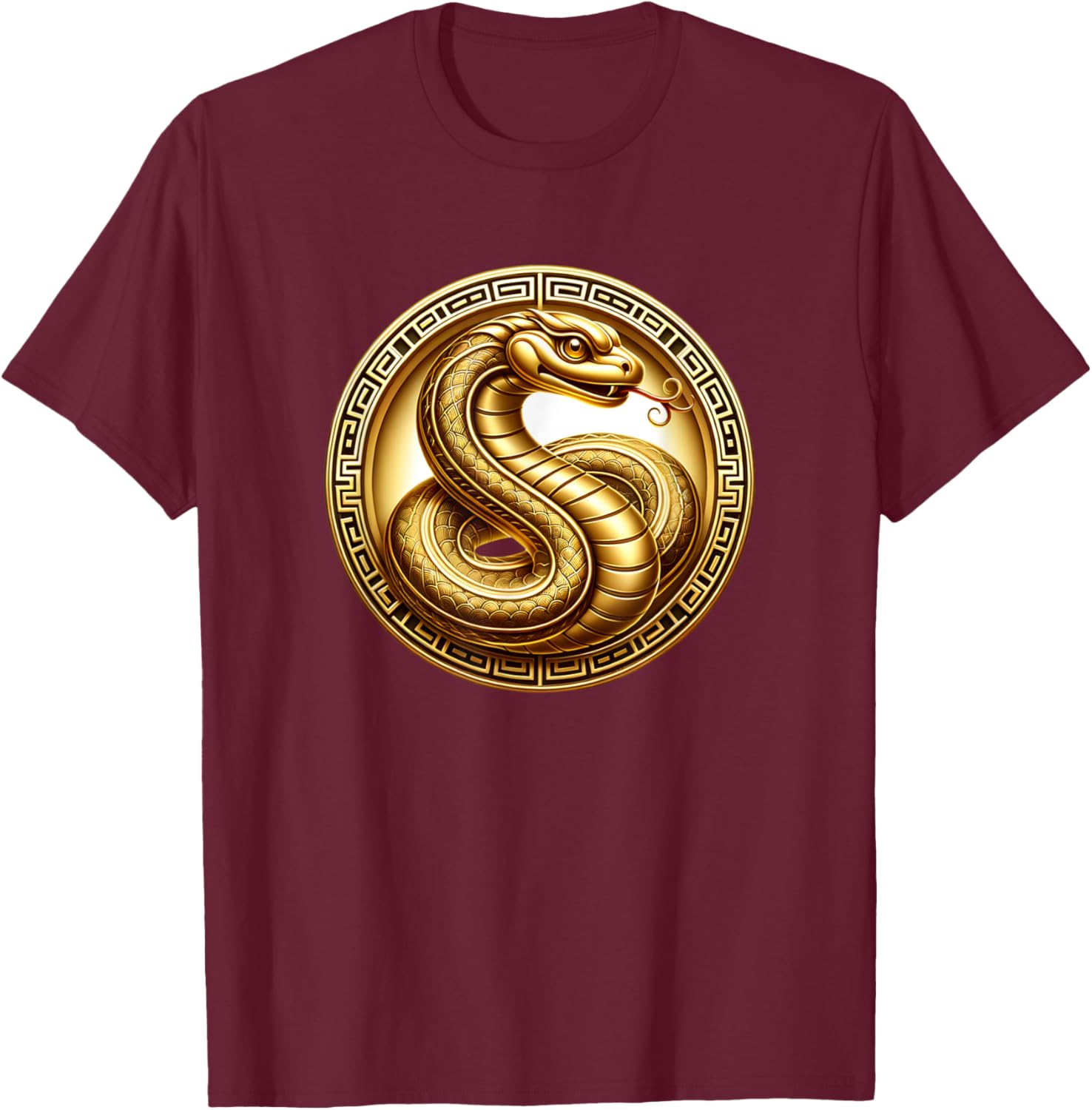 Gold Year of the Snake T-Shirt for Celebrating the Lunar New Year - 9