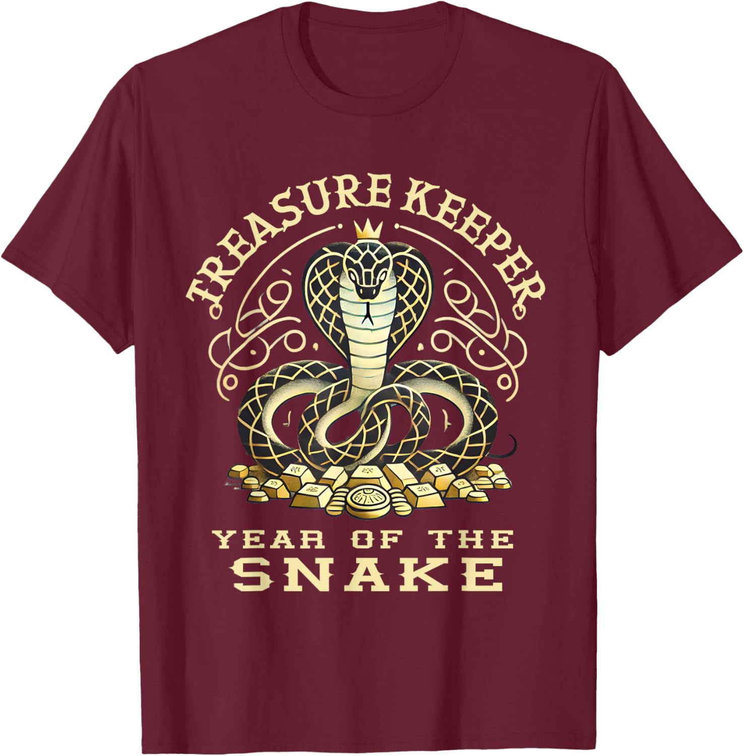 Treasure Keeper Year of Snake T-Shirt – Stylish Chinese Design Apparel - 15