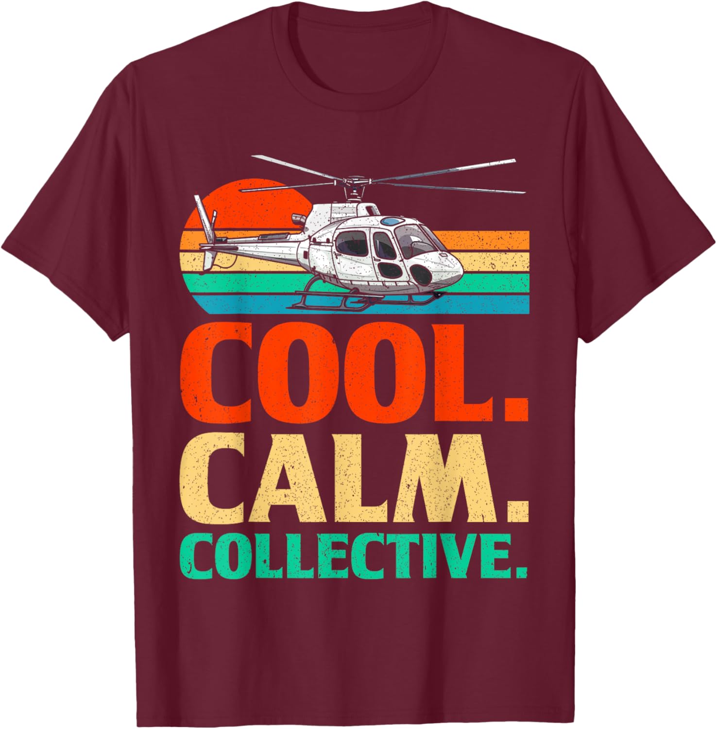 Vintage Helicopter Pilot T-Shirt for Aviation Enthusiasts - Calm Collective - 10