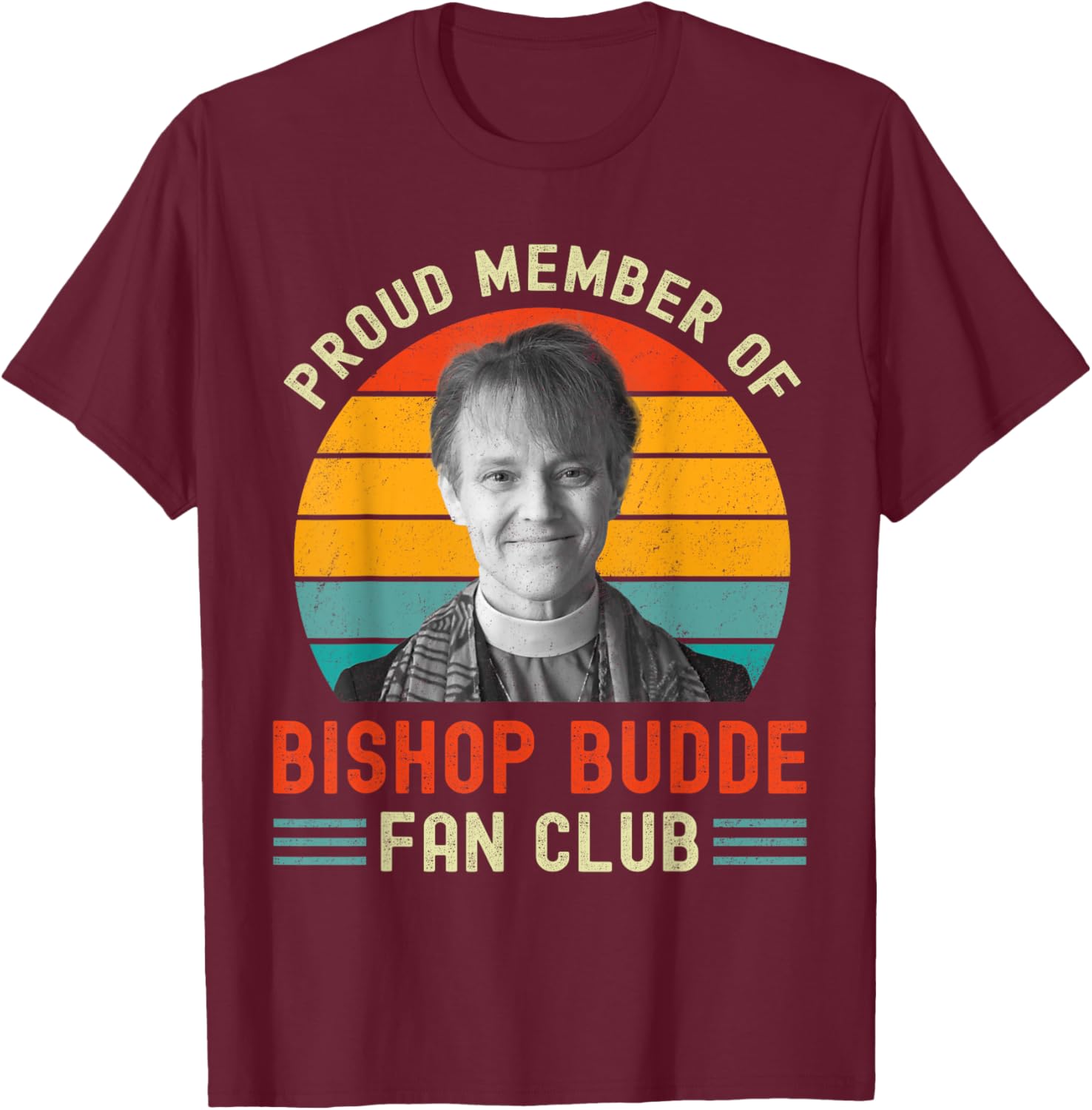 Proud Member of Bishop Budde Fan Club Vintage US Flag T-Shirt - 24