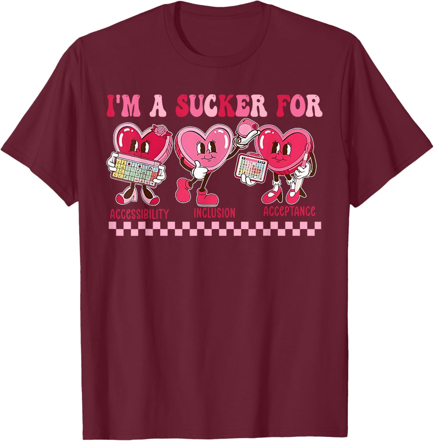 Funny I'm a Sucker for My Patients SLP Valentine T-Shirt for Speech Therapists - 4