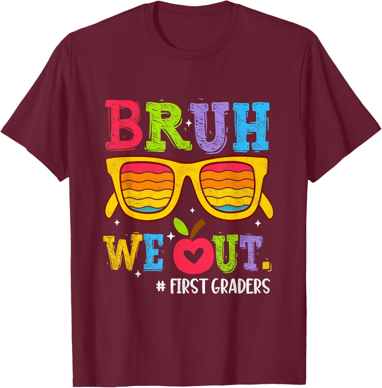 Bruh We Out First Graders Graduation T-Shirt Perfect for 1st Grade Celebrate - 10
