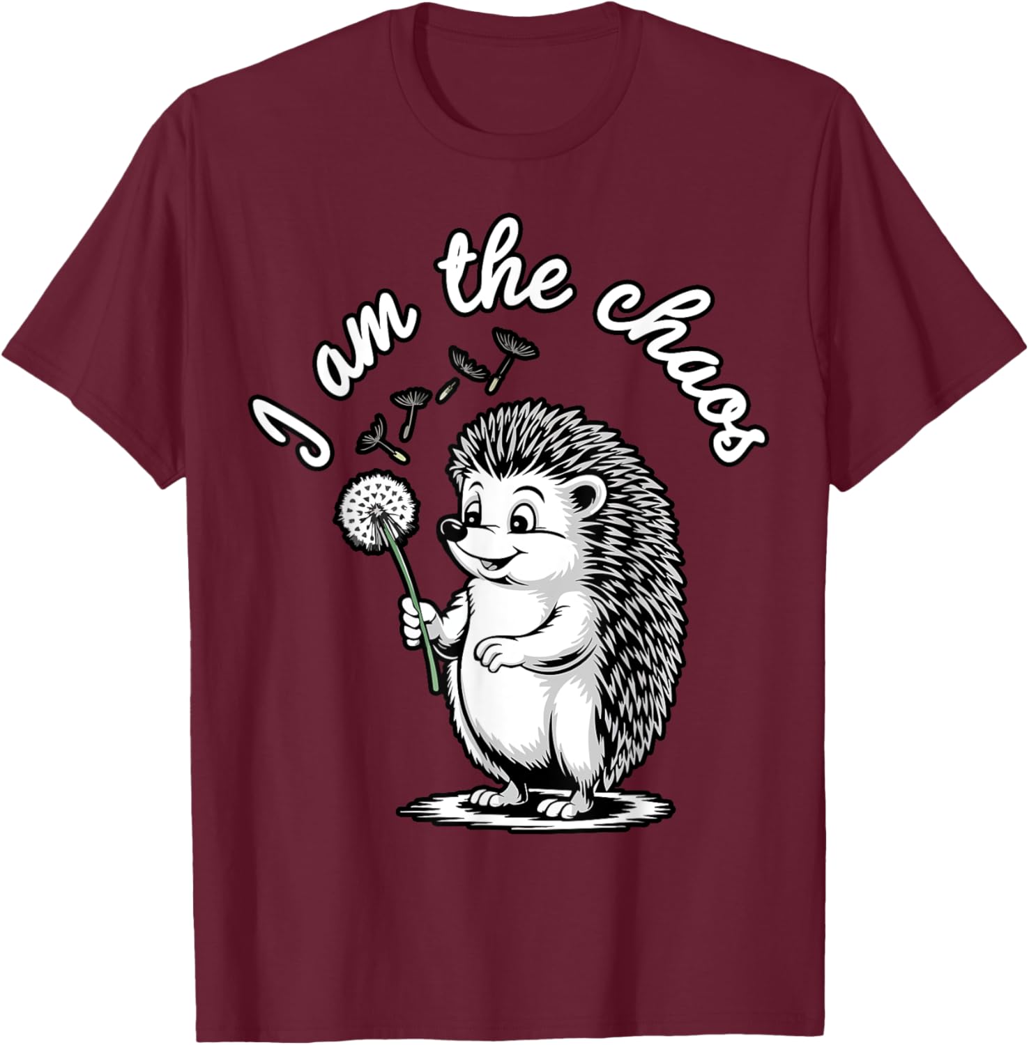 Funny Hedgehog Dandelion T-Shirt for Sarcastic Animal Lovers - 3