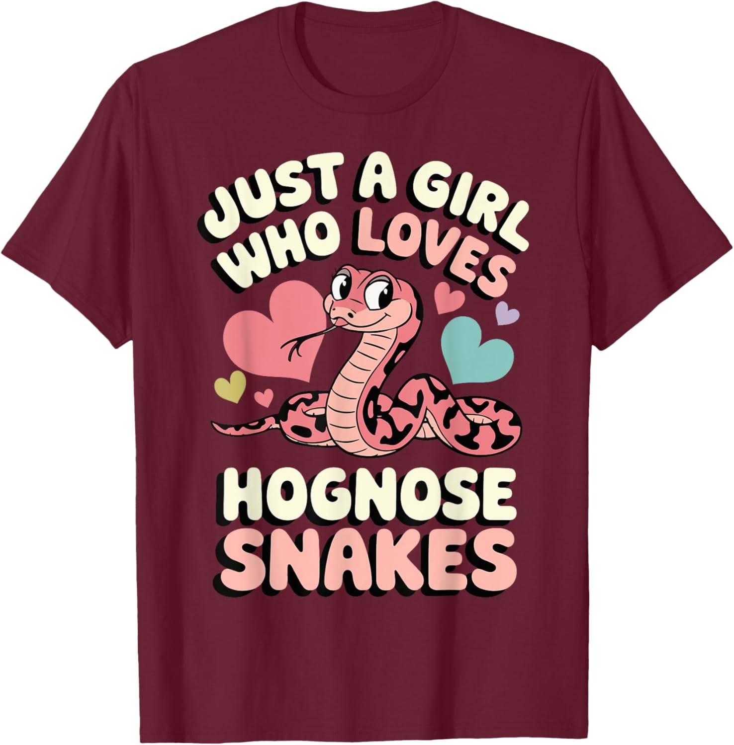 Just A Girl Who Loves Hognose Snakes Fun T-Shirt for Snake Enthusiasts - 12