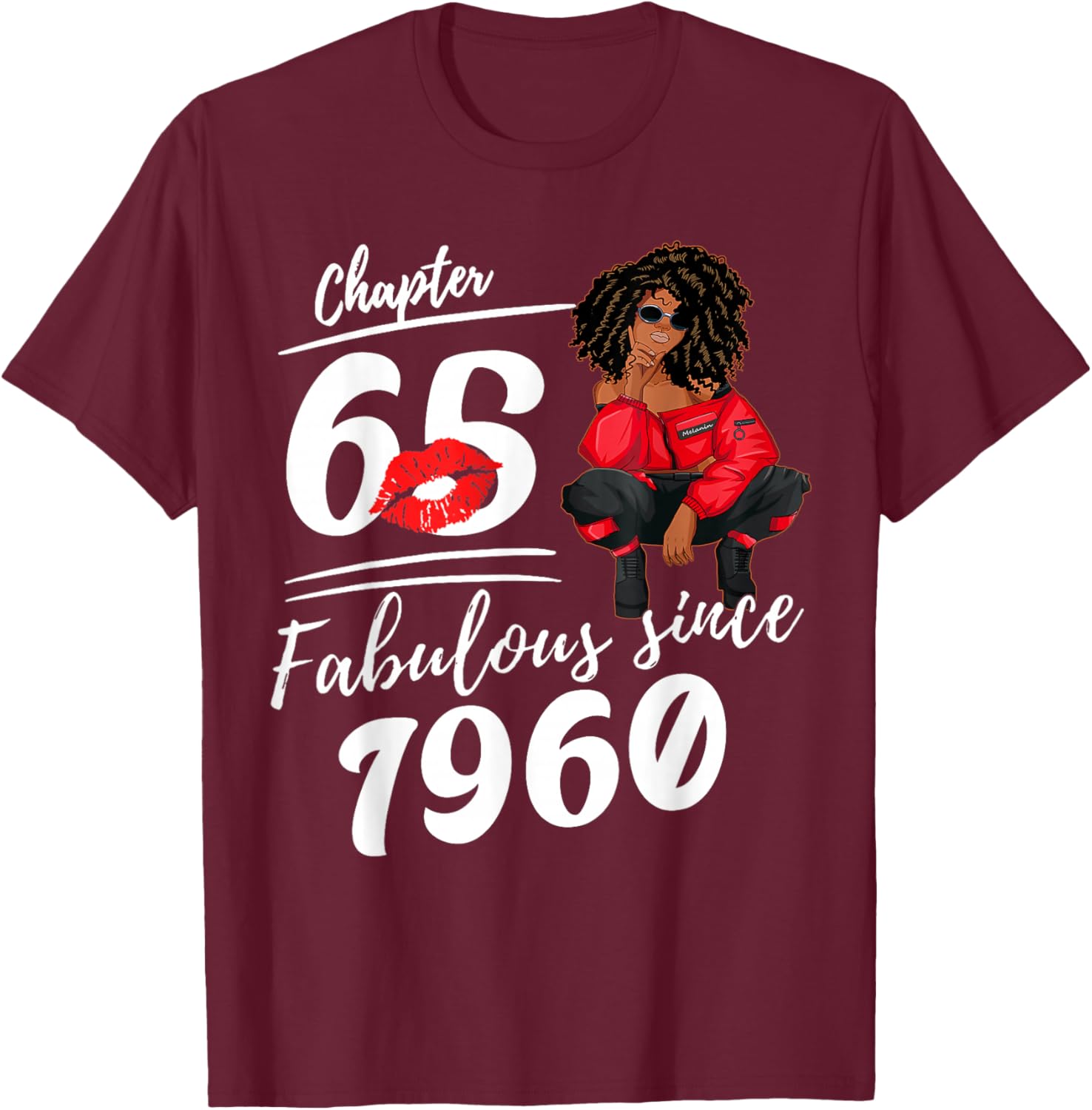 Fabulous Since 1960 65th Birthday Queen T-Shirt for Women - 13