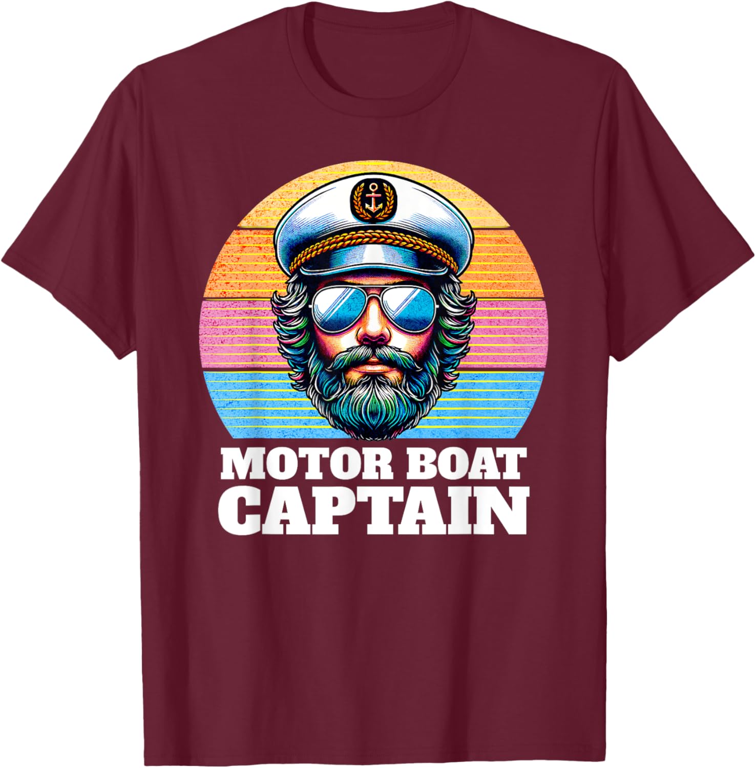 Funny Motor Boat Captain T-Shirt for Men and Women, Nautical Humor Apparel - 14