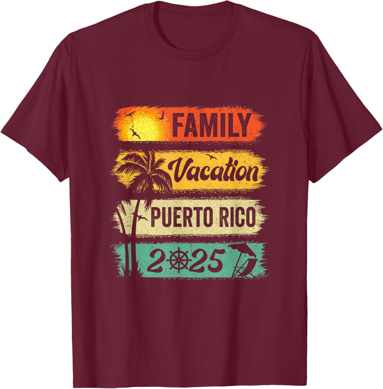 Funny Matching Family T-Shirt for Puerto Rico Vacation 2025 Fun Gear - 19