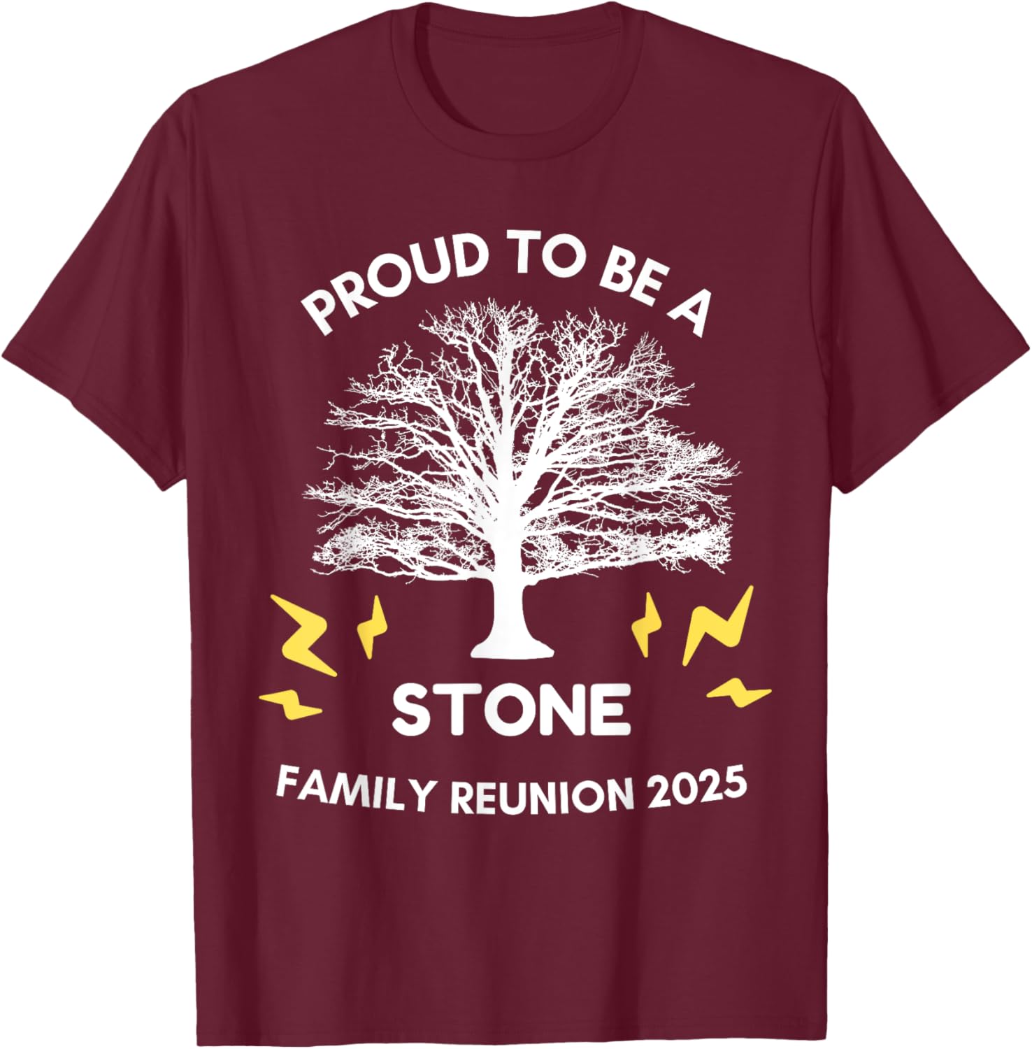 2025 Stone Family Reunion T-Shirt Family Tree Matching Design - 4