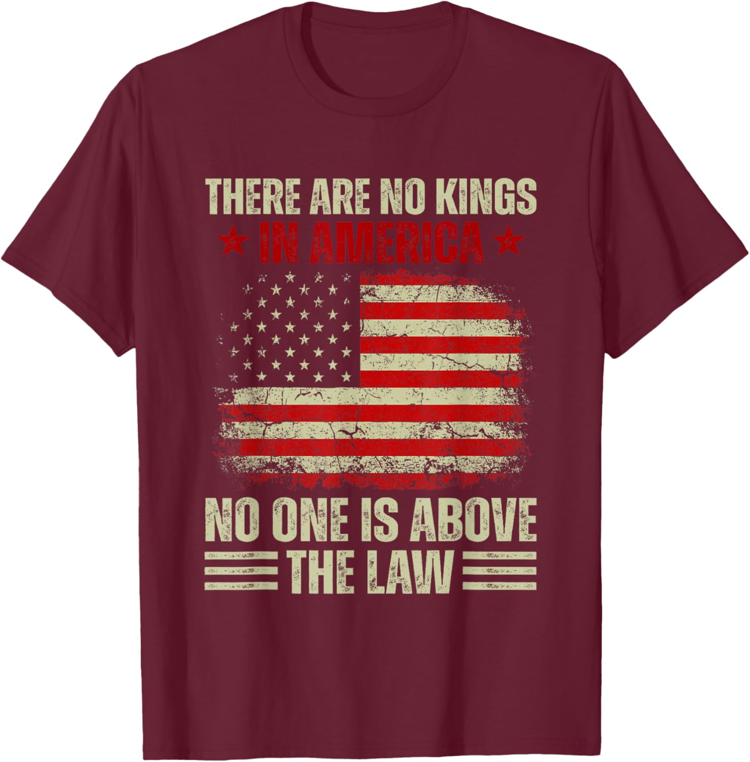 No Kings In America T-Shirt – Law and Justice Graphic Tee for Everyone - 20
