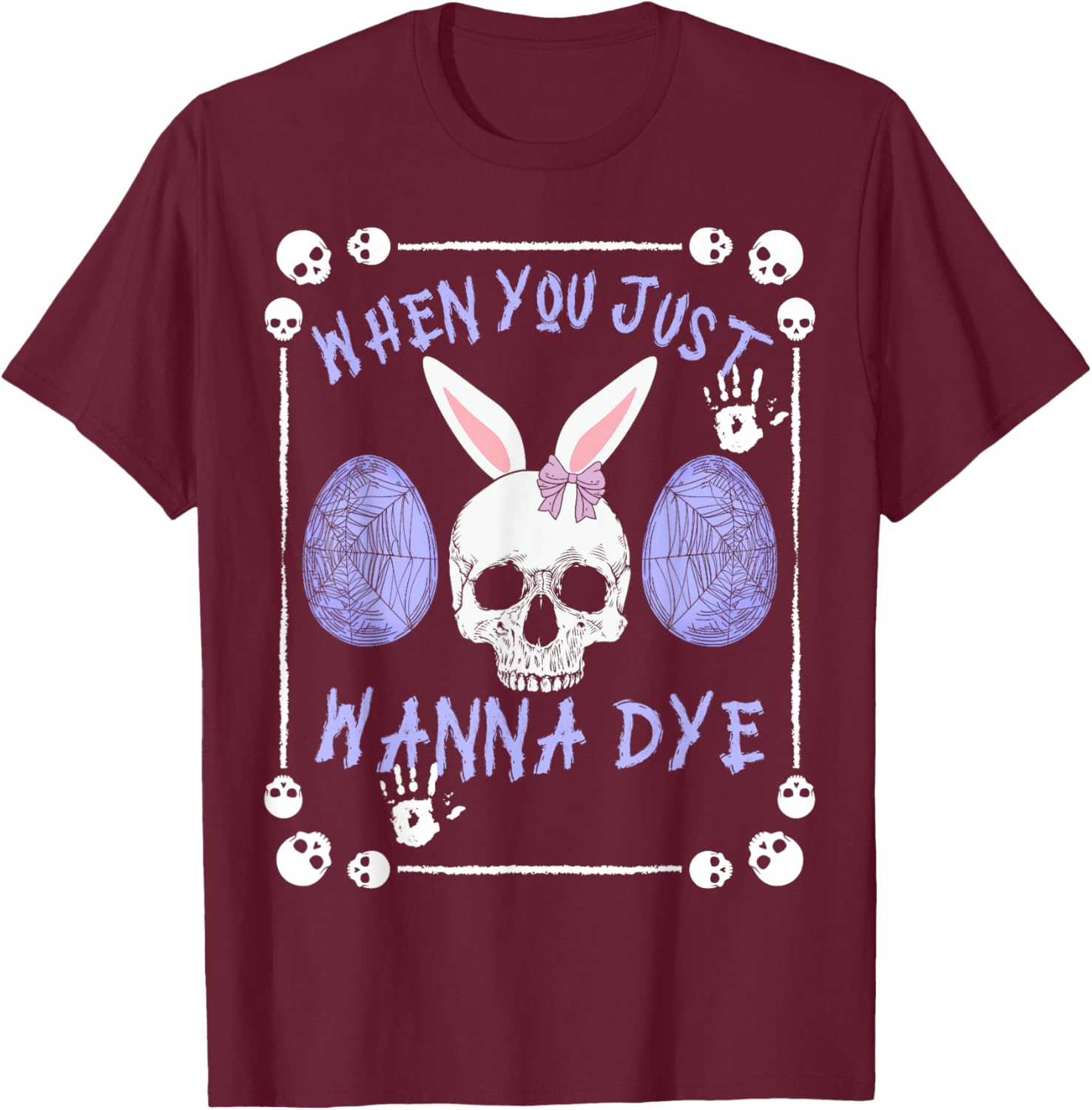 Fun Dye Skeleton Easter Eggs T-Shirt for Colorful Spring Celebrations - 9