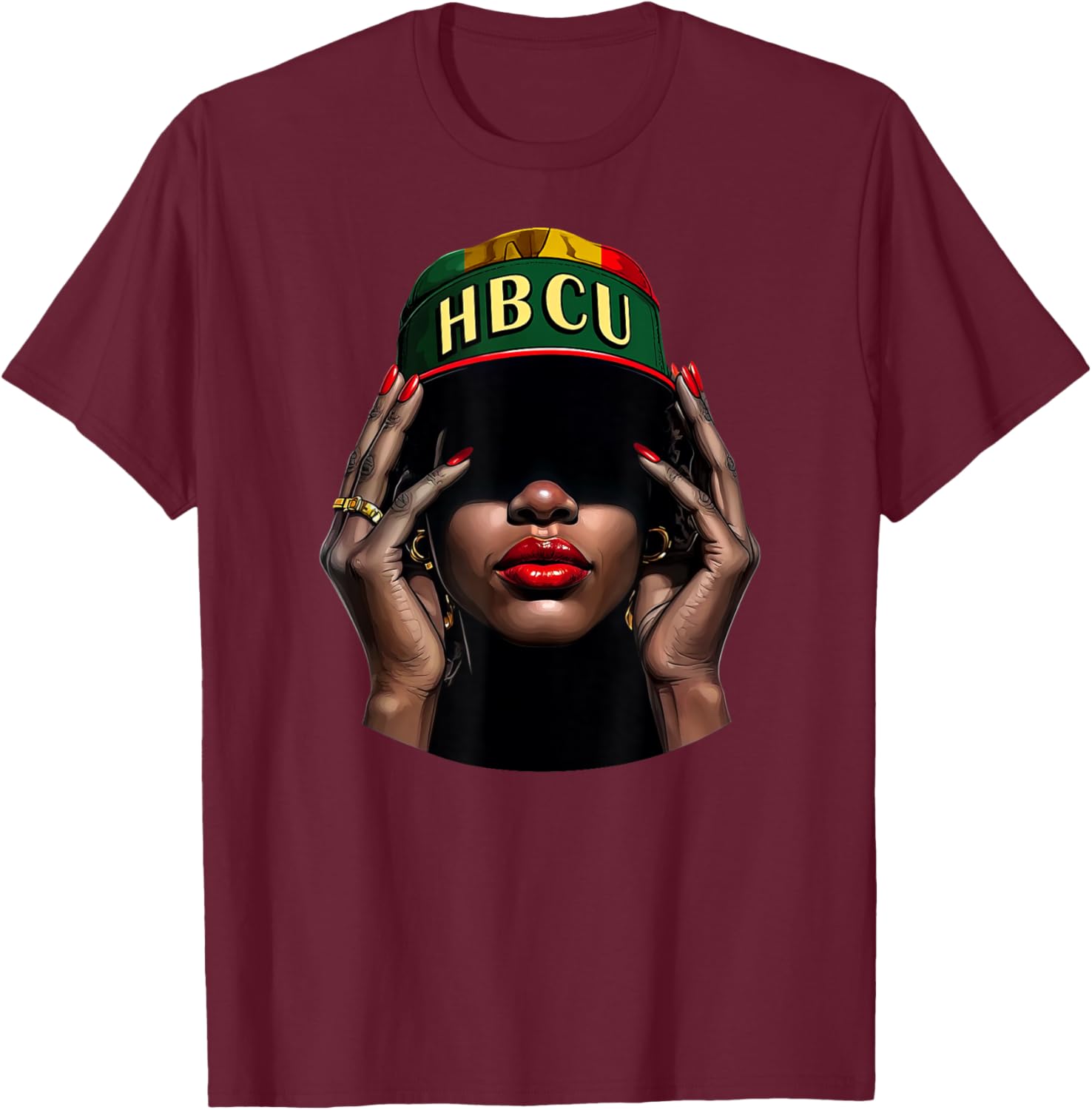 HBCU Beautiful Black Educated Girl Black History Month T-Shirt - 24