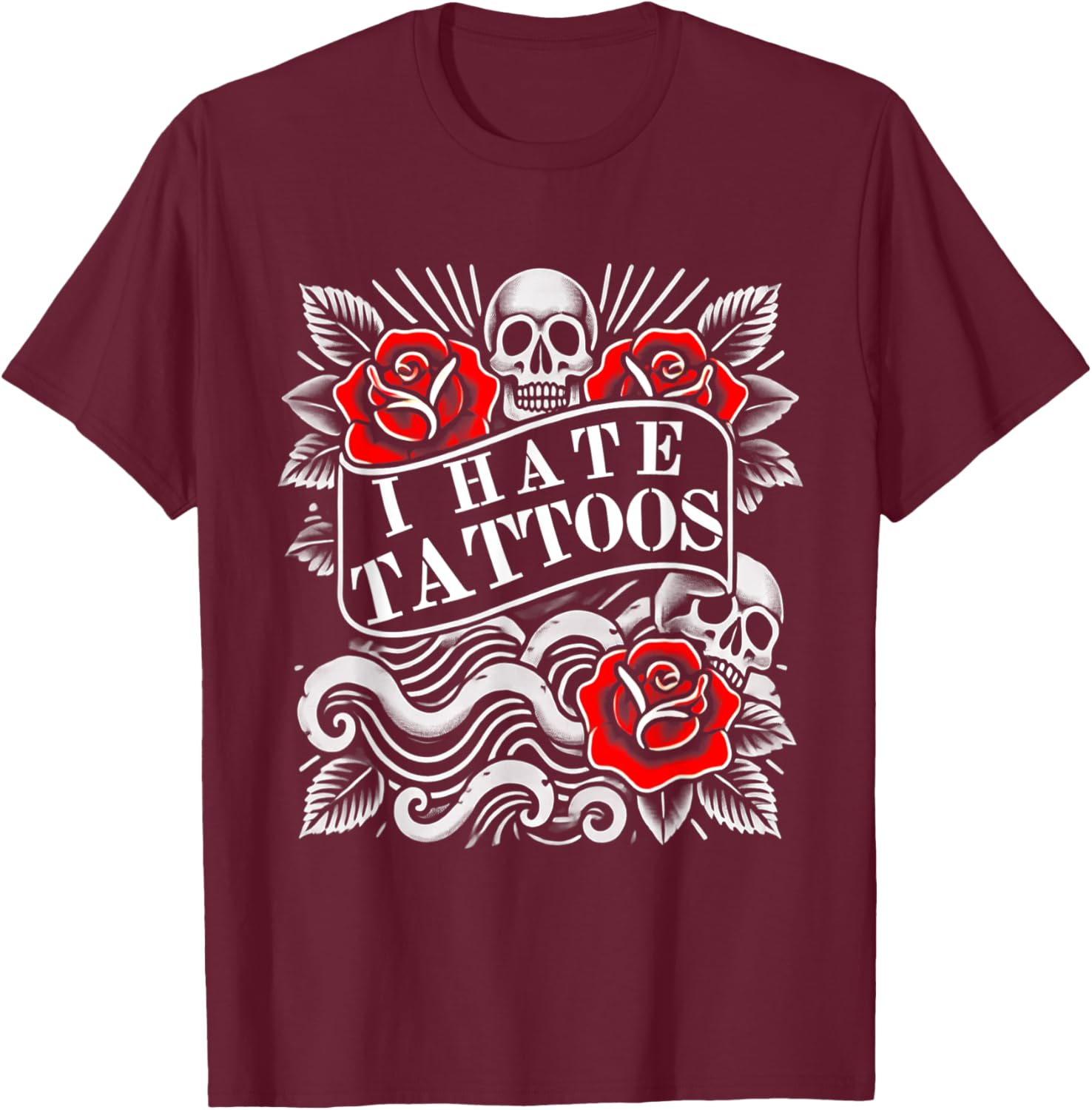 I Hate Tattoos T-Shirt for Tattoo Lovers and Artists – Unique Inked Graphic - 22
