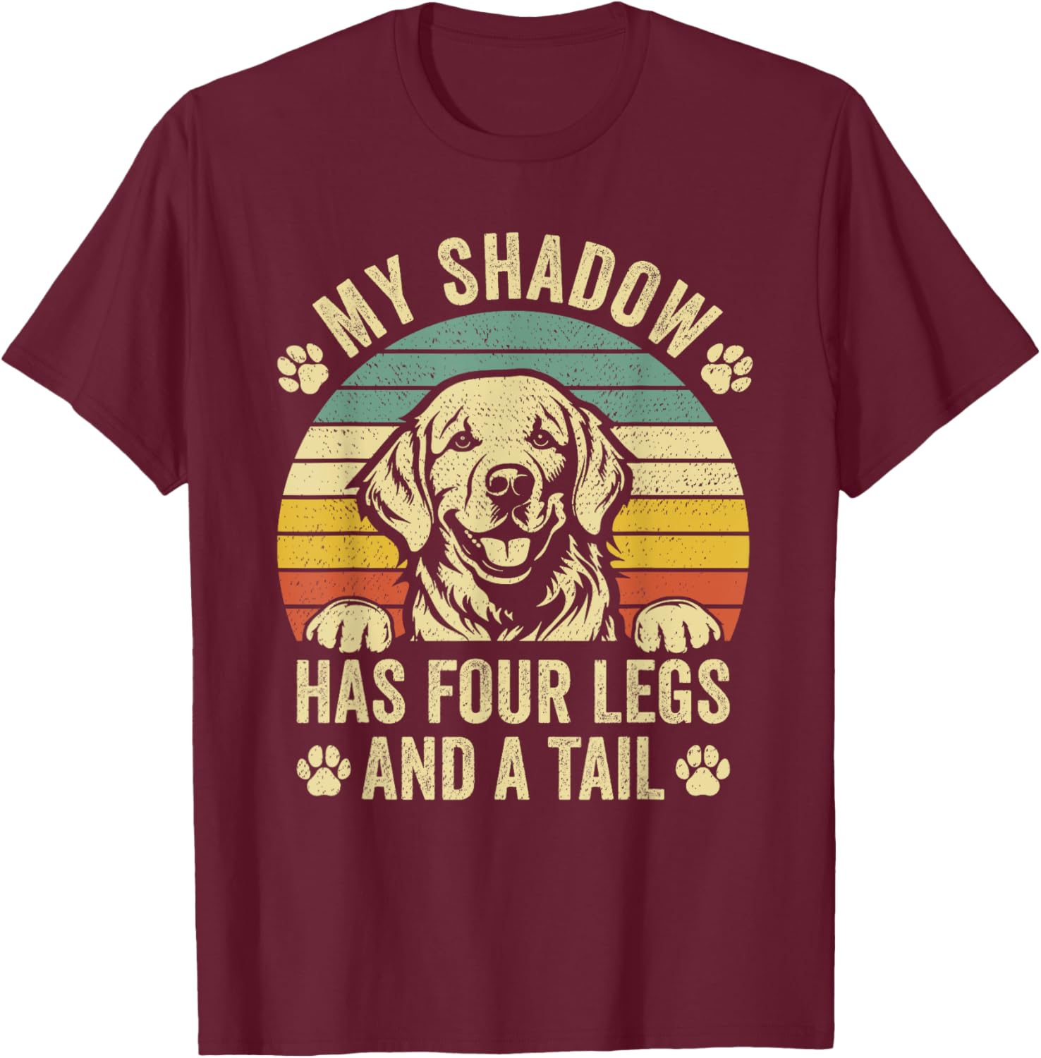 Cute My Shadow Has Four Legs And A Tail T-Shirt for Dog Lovers - 11