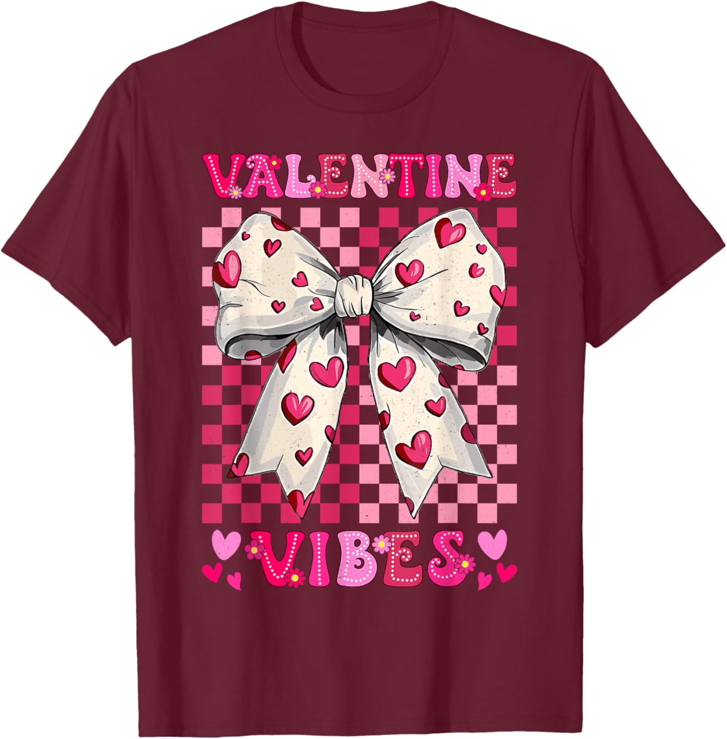 Retro Valentine's Day Heart T-Shirt for Kids - Fun Valentine's Vibes! - 15