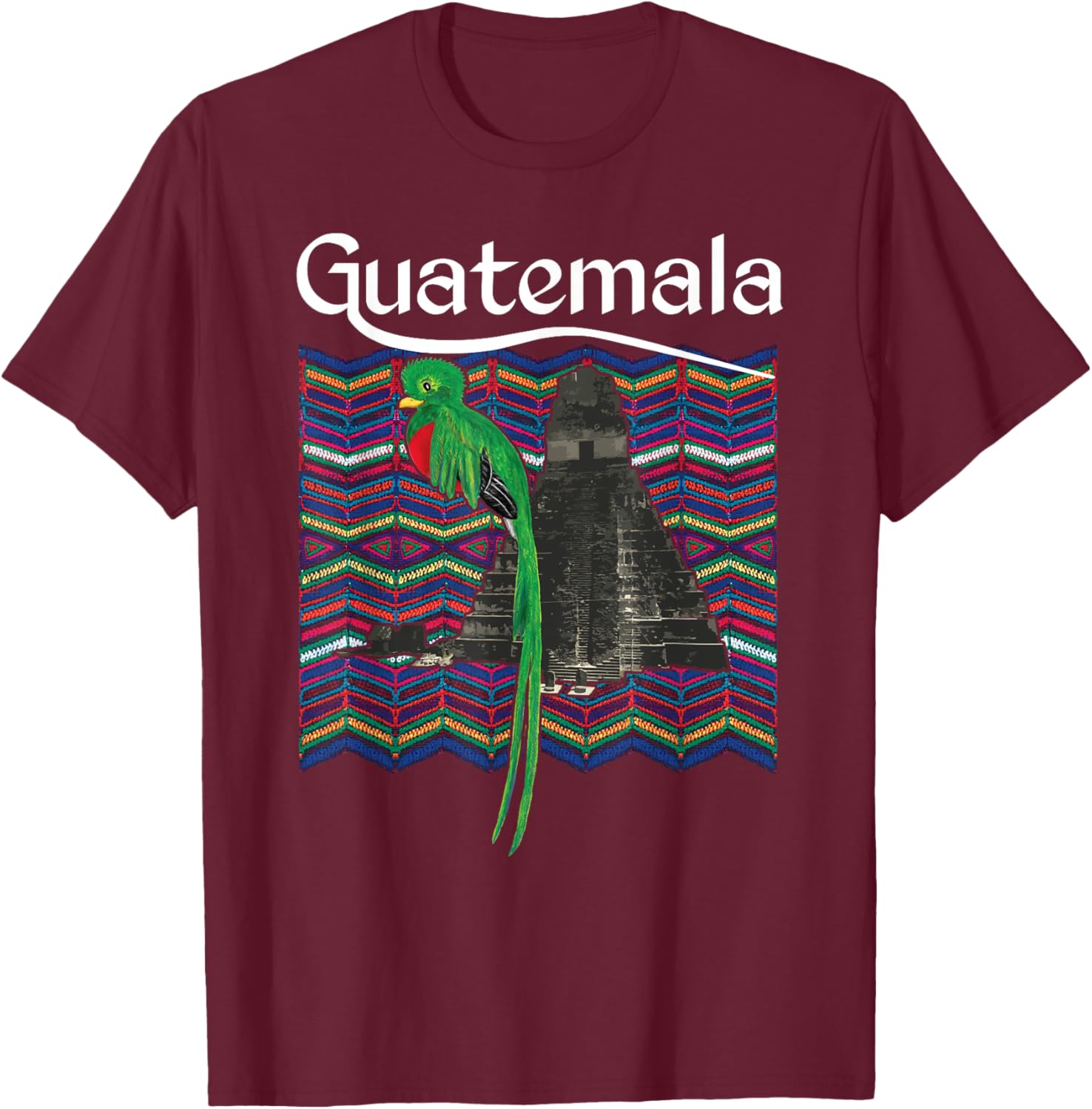 Quetzal Guatemala Traditional Maya T-Shirt – Chic Chapin Design - 15