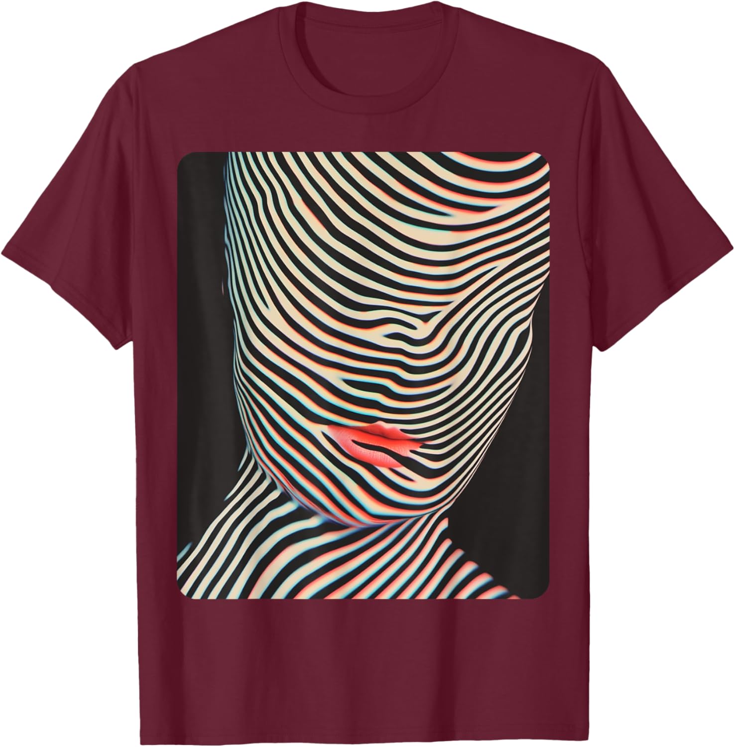 Chic Women's Abstract Designer T-Shirt for Stylish Fashion Lovers - 16