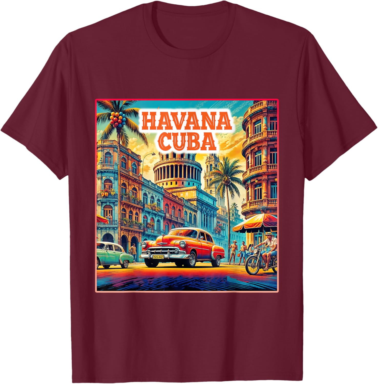 Vintage Havana Cuba Family Trip T-Shirt - Retro Tourist Tee for Fun Adventures - 25