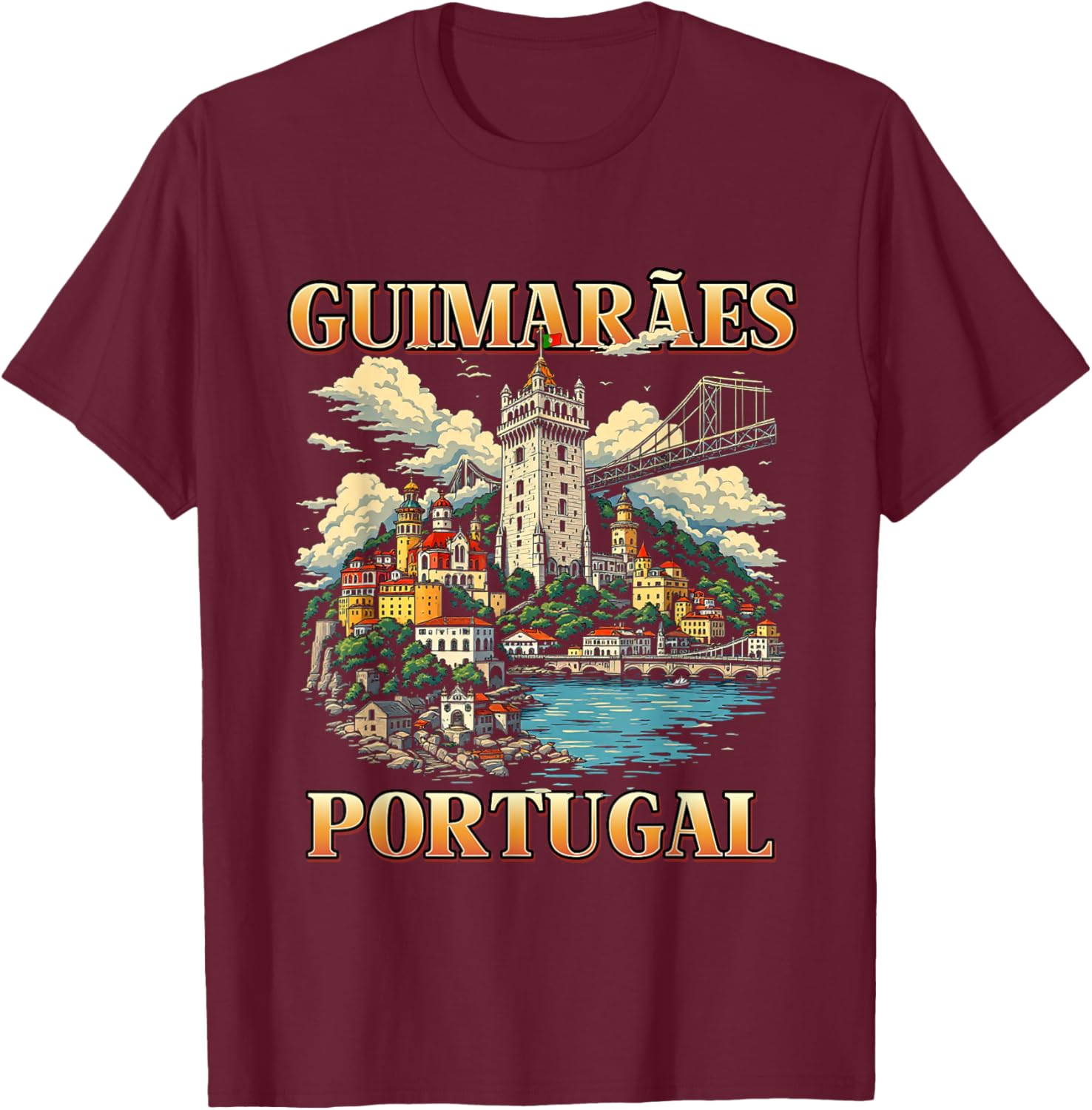 Guimaraes Souvenir T-Shirt for Portugal Travel Memories - 13