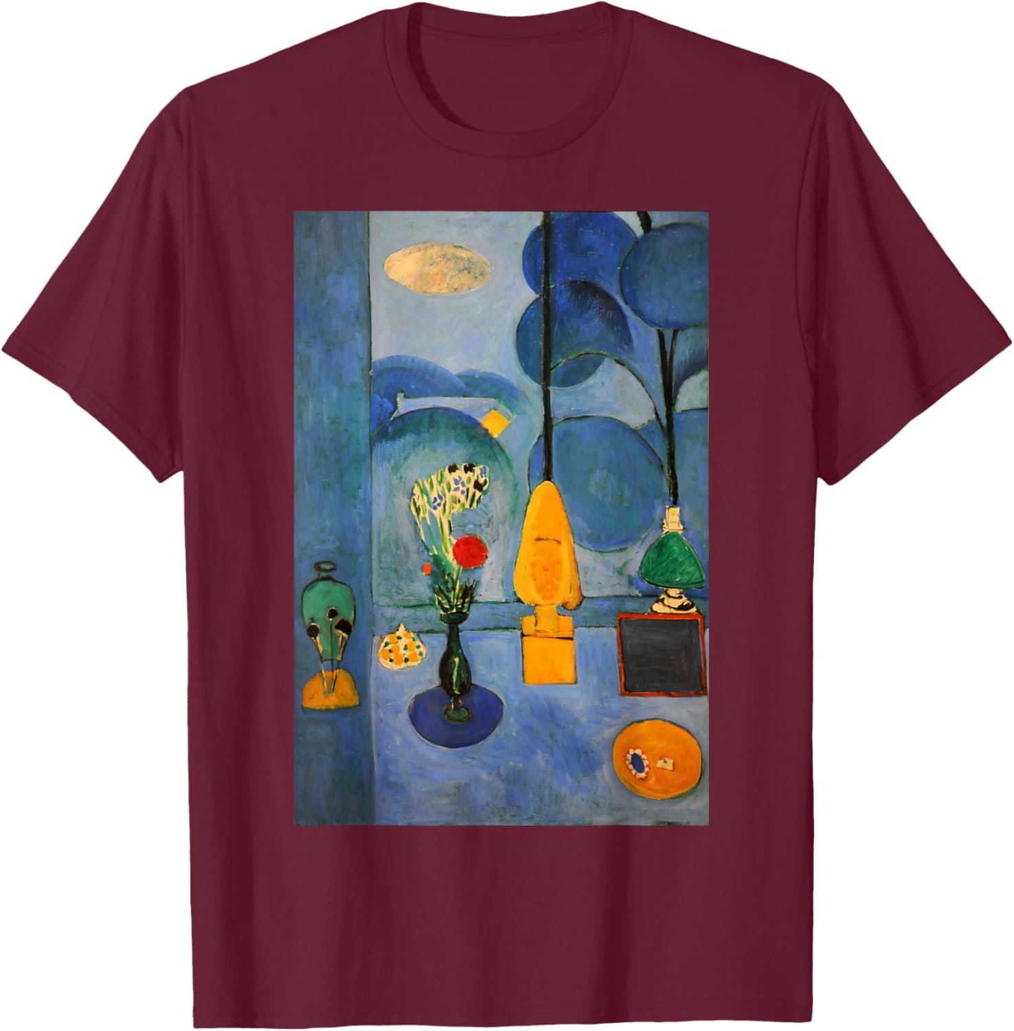 Matisse Blue Window T-Shirt – Stylish Art-Inspired Clothing for All - 1