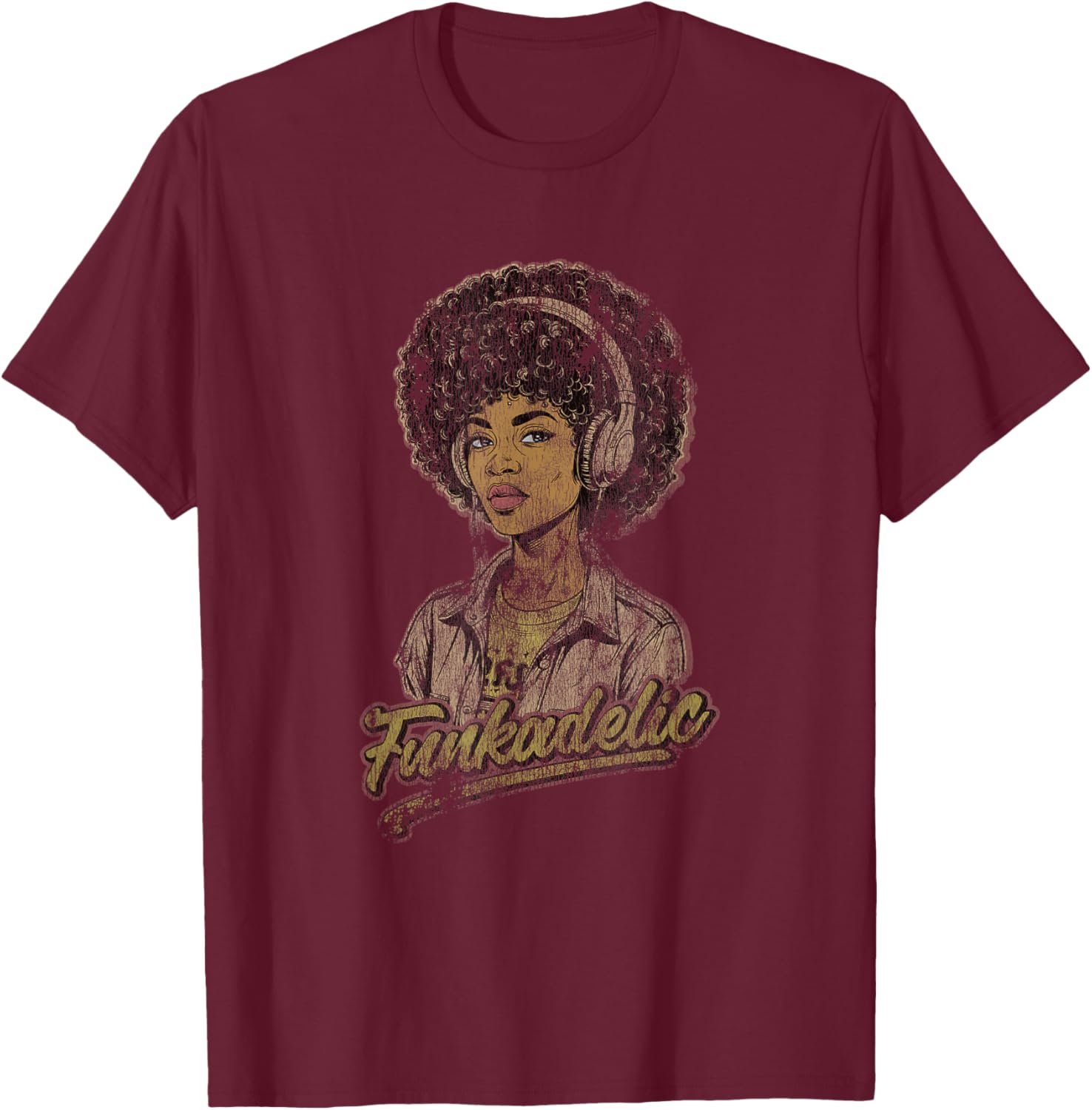 70s Funk Afro Women Soul Retro Vintage Graphic T-Shirt for Cool Style - 6