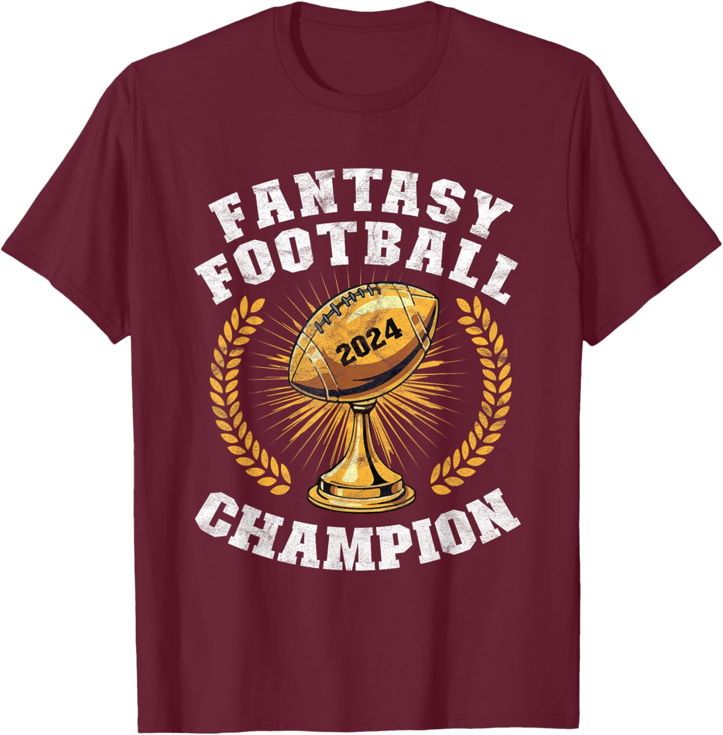 Fantasy Football Champion T-Shirt 2024 for Men and Boys Gift - 4