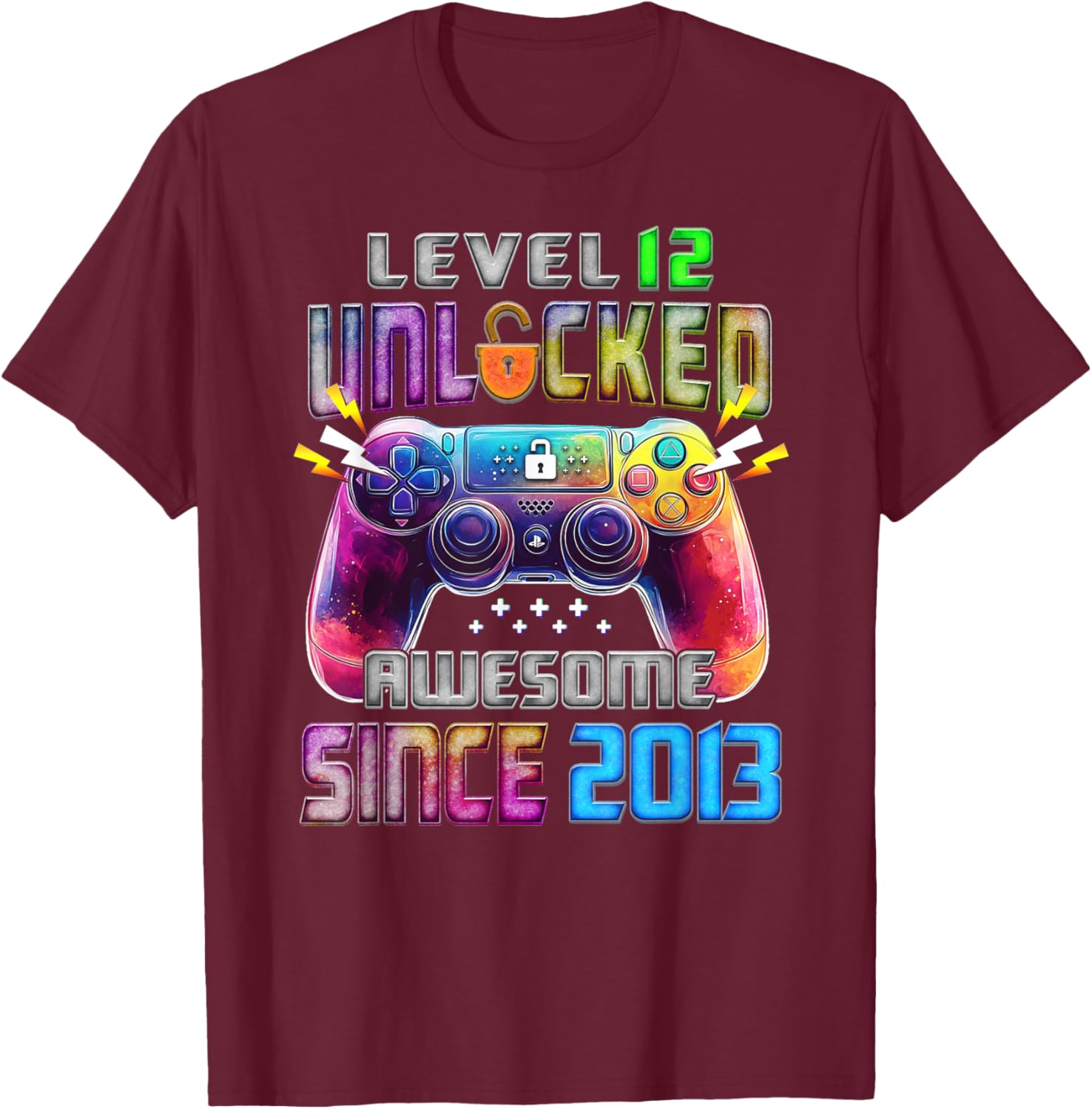 Level 12 Awesome 12 Year Old T-Shirt Fun Gift Since 2013 for Kids - 5