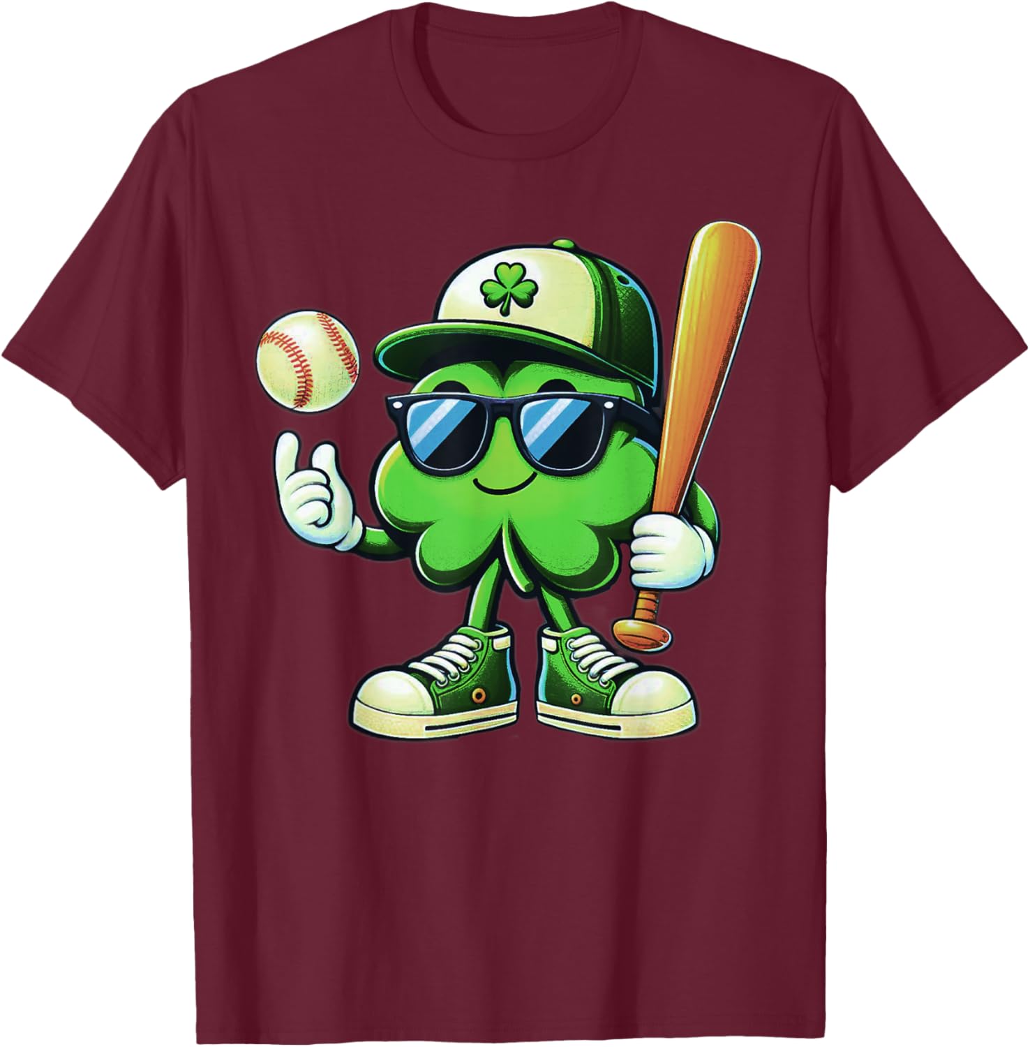 Funny Shamrock Baseball Shirts for Boys Kids St Patricks Day T-Shirt - 4