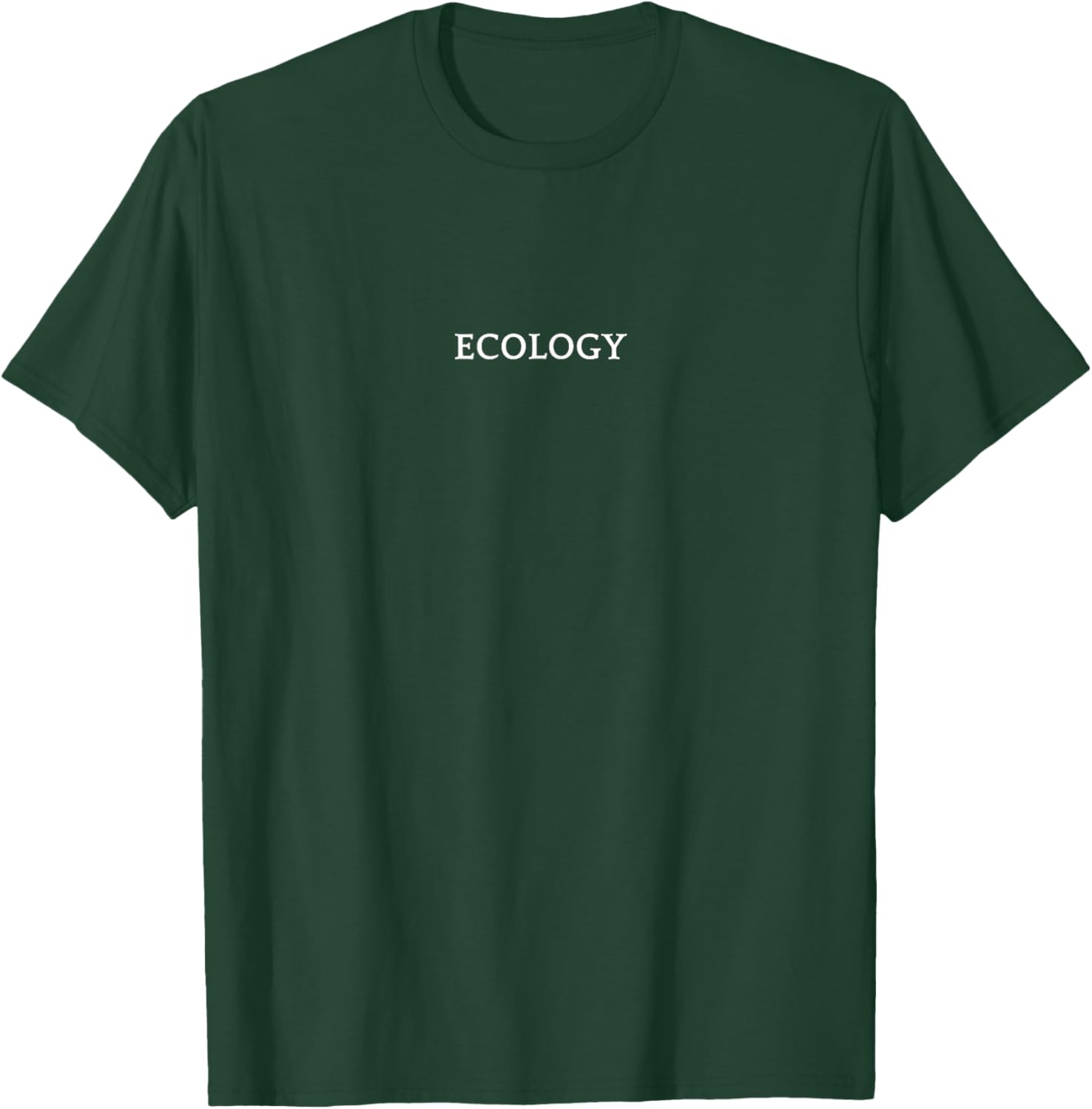 Eco-Friendly Ecology English Word T-Shirt for Nature Lovers - 17