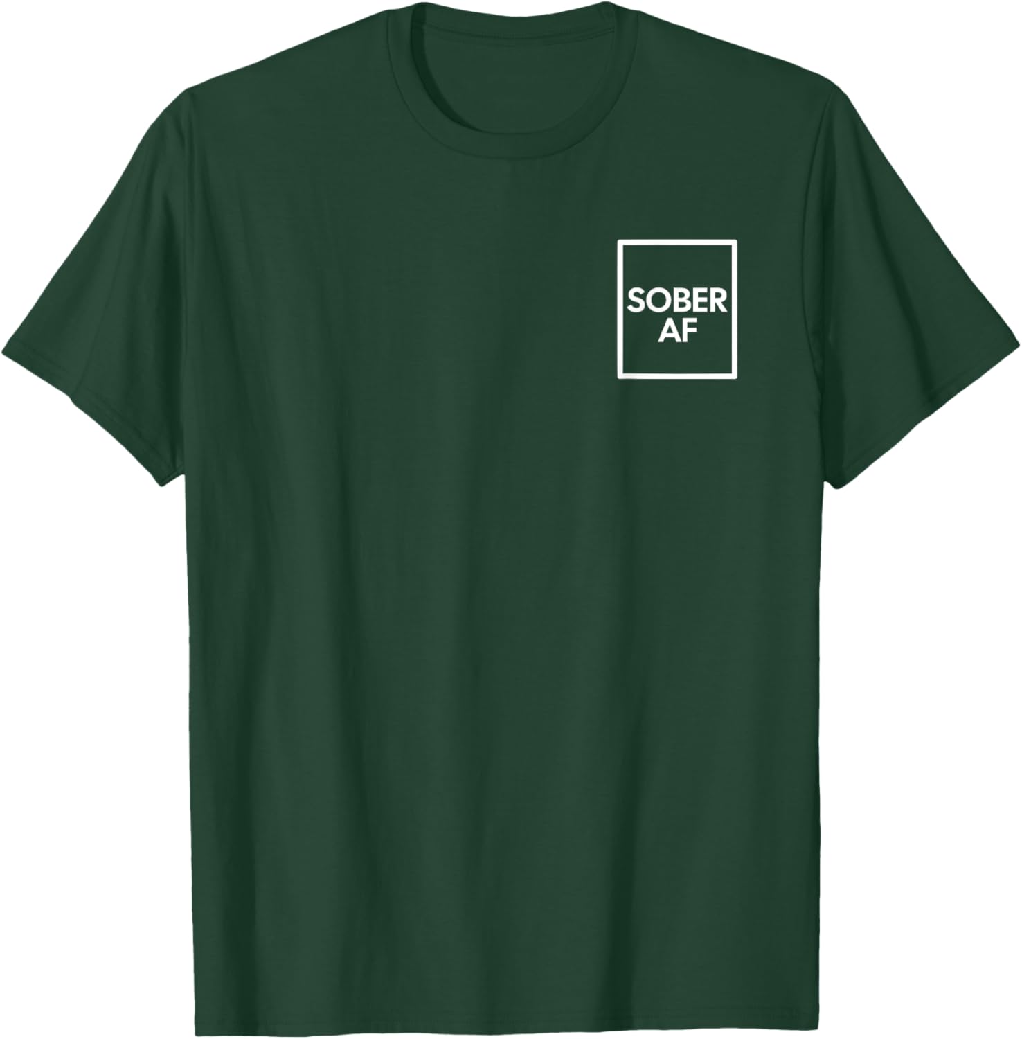 Funny Sober AF Sobriety Anniversary T-Shirt for AA Recovery Support - 25