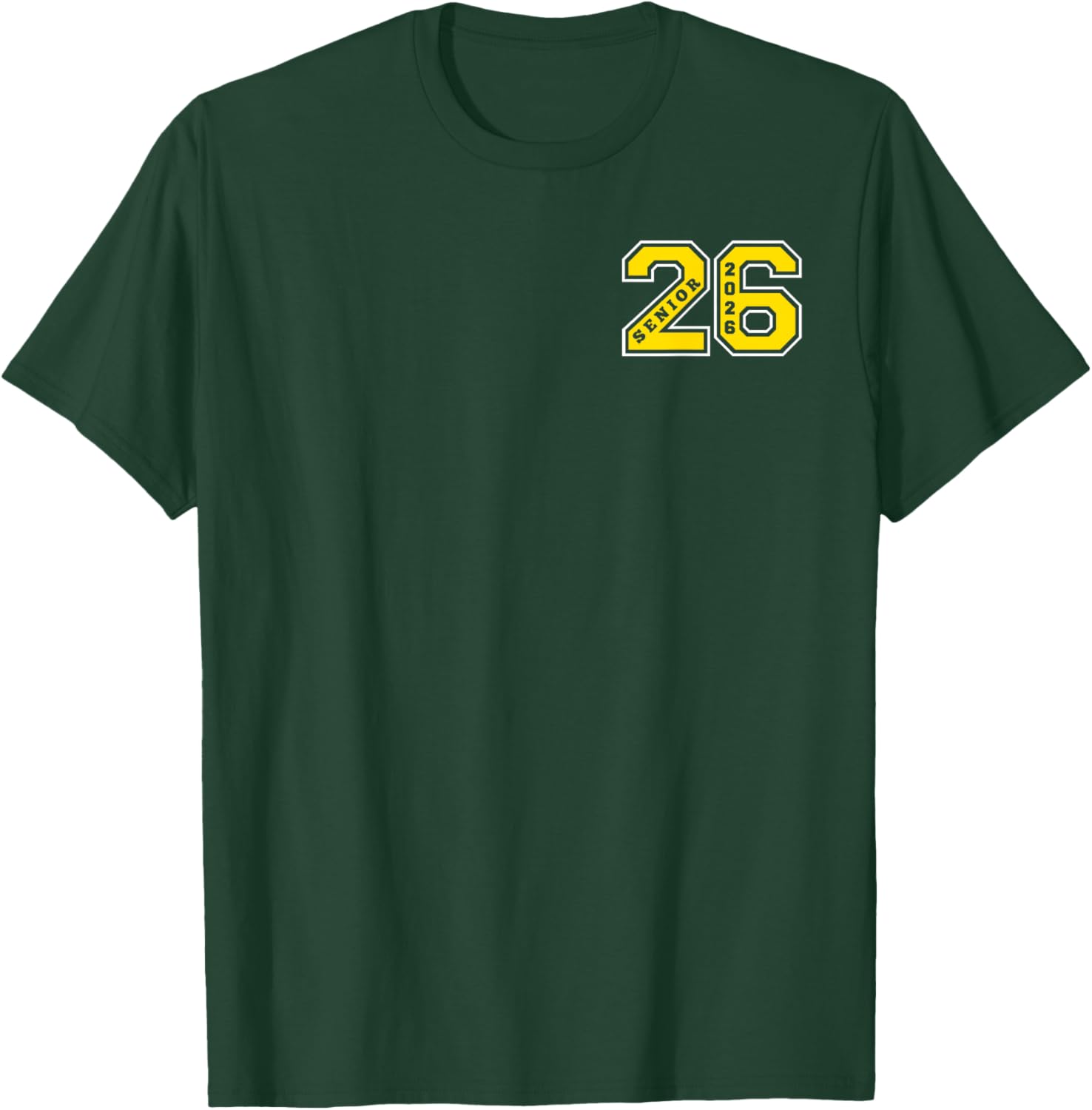 Proud Dad 2026 Senior Gold T-Shirt for Celebrating Graduation Day - 4