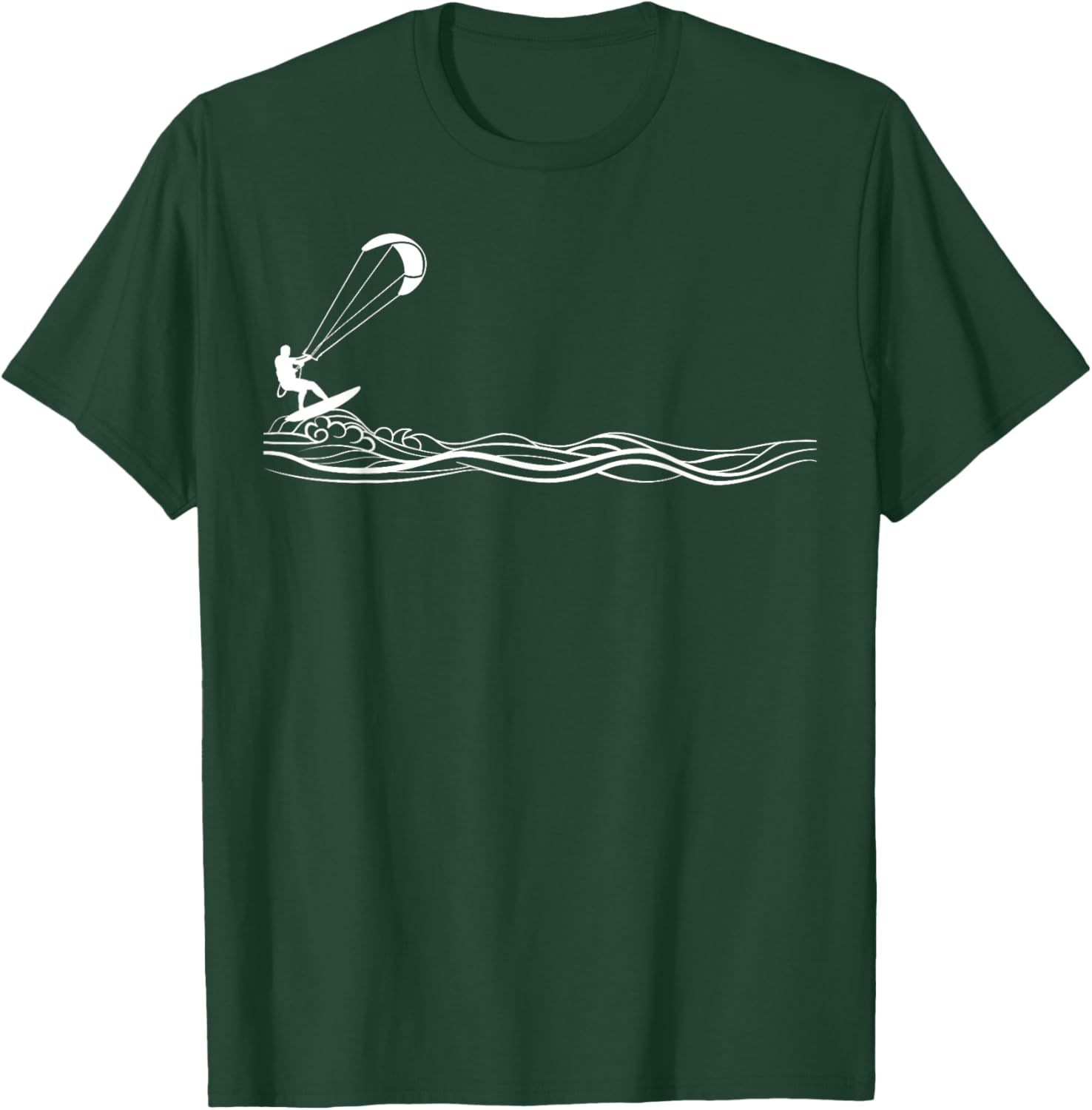Minimalistic Kitesurfing T-Shirt for Kiteboarding Enthusiasts - 3