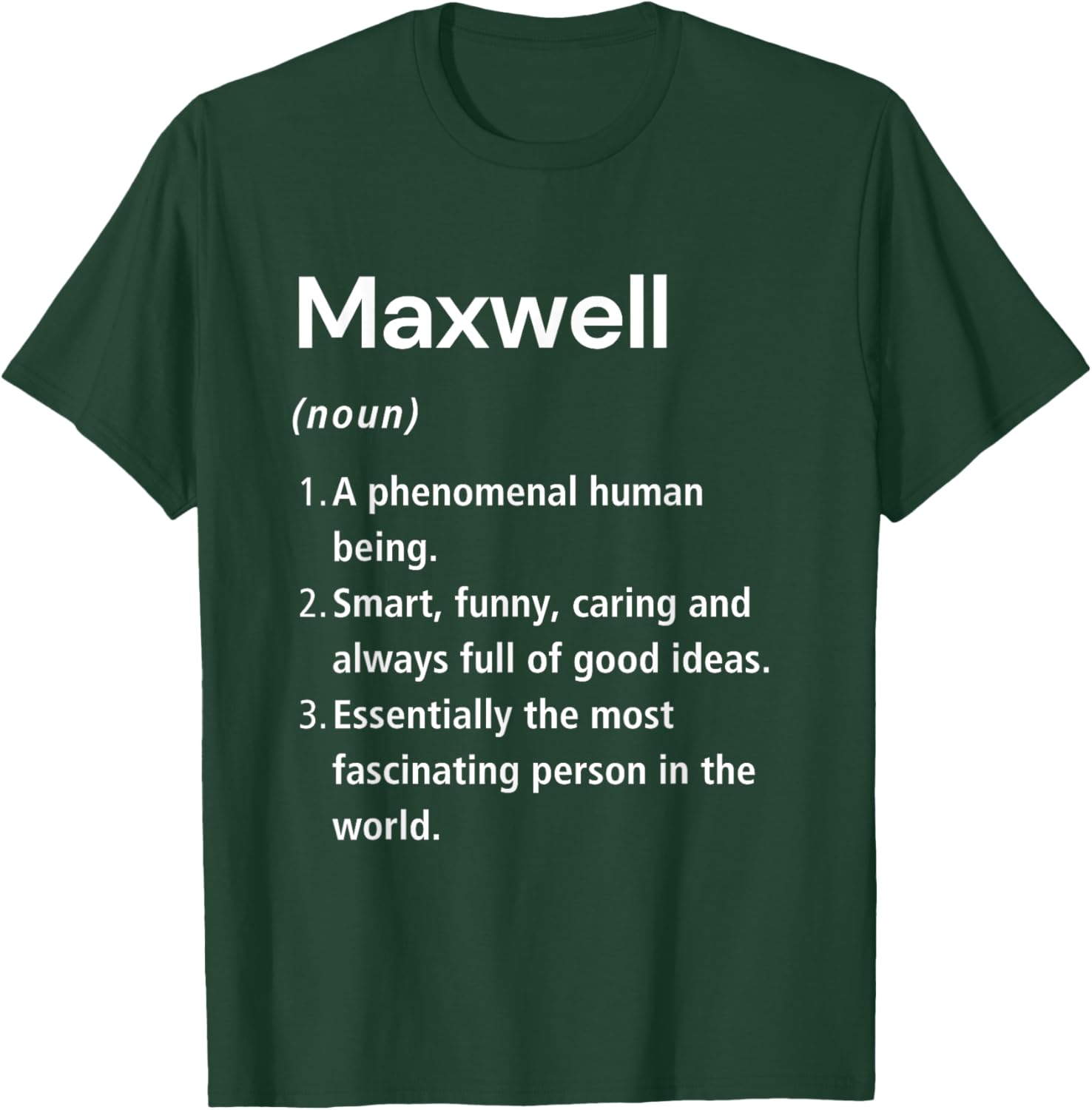 Funny Maxwell Name Definition T-Shirt for Unique Style and Humor - 10