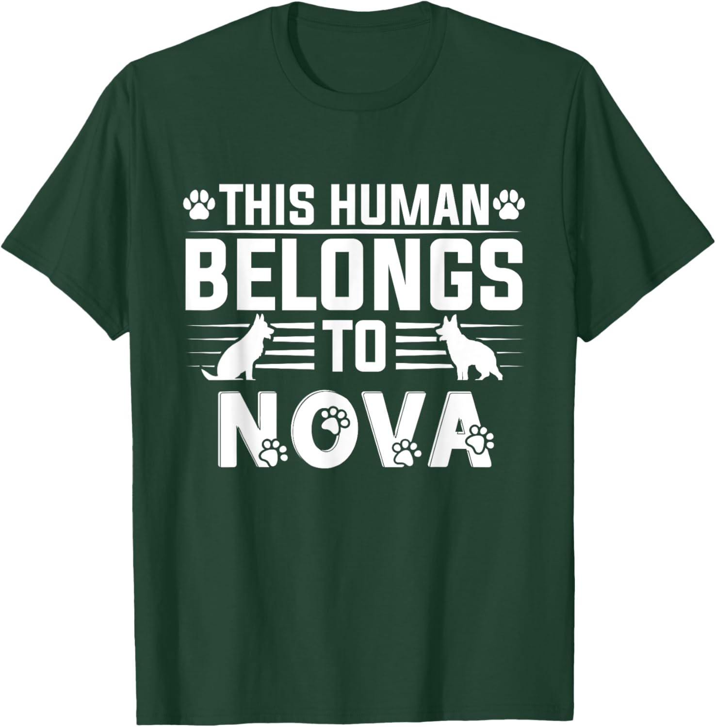 Personalized Nova Dog T-Shirt for Men, Women, Girls, and Kids - 13