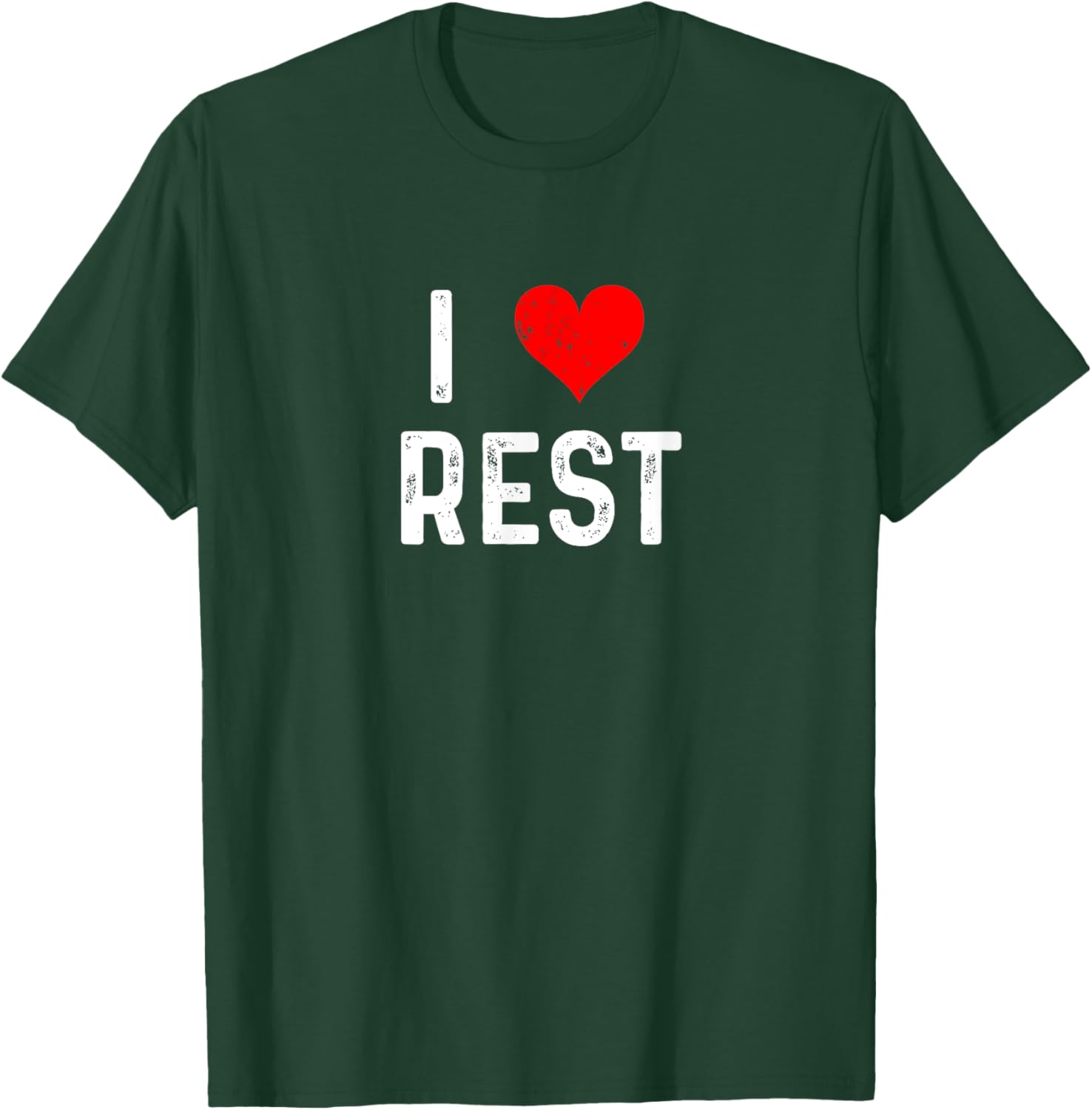 I Love Rest Heart Relaxing Sleep T-Shirt for Comfort Lovers - 21