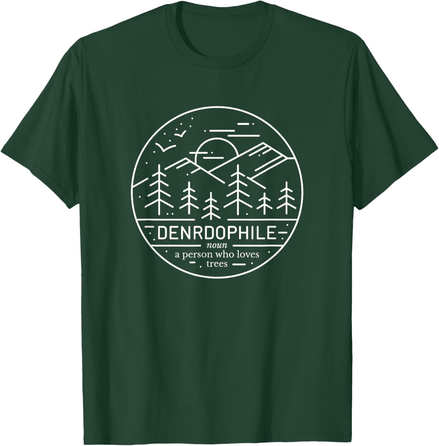 Cute Dendrophile Definition T-Shirt for Nature Lovers and Adventurers - 22
