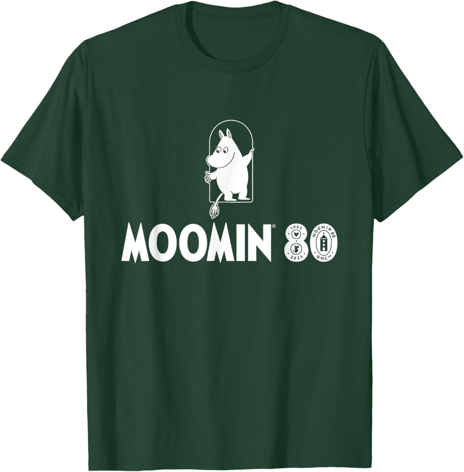 Moomin 80th Anniversary Moomintroll Open Door T-Shirt for Fans - 6