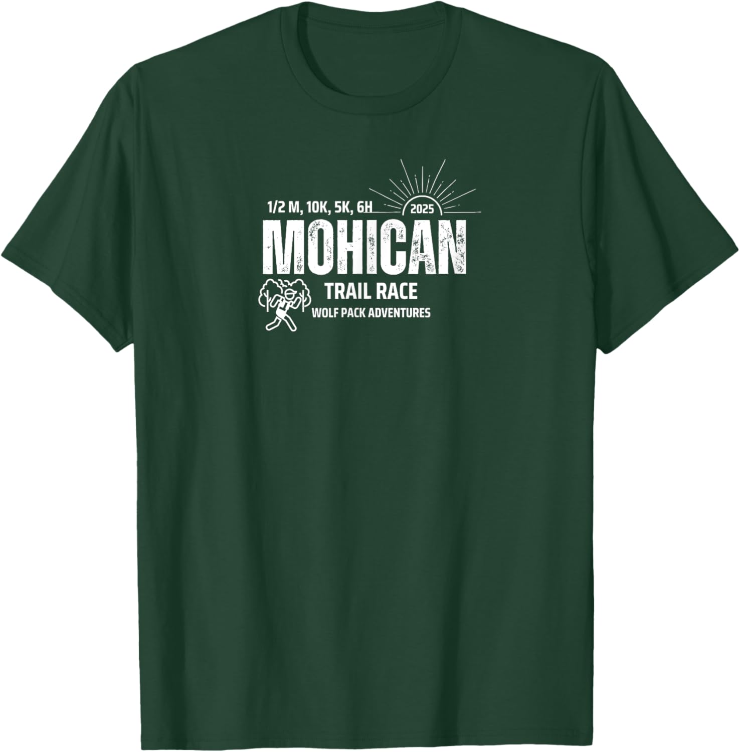 Mohican Trail Race T-Shirt for Outdoor Adventures and Running Gear - 12