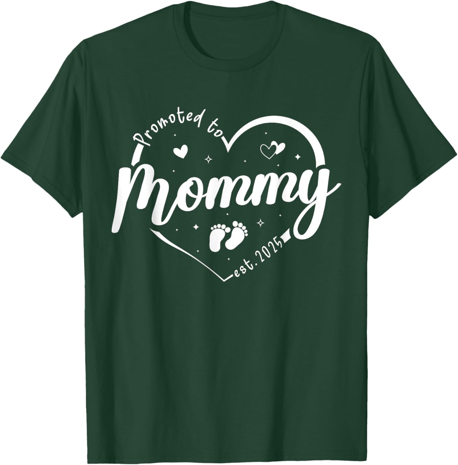 Promoted to Mommy 2025 Soon to Be Mom Mothers Day T-Shirt Gift - 9