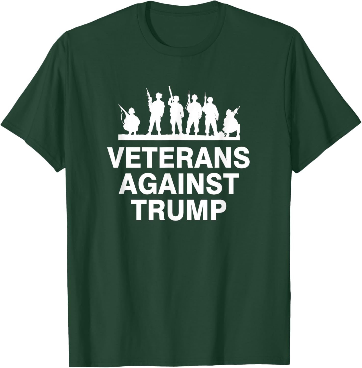 Veterans Against Trump T-Shirt for Supportive Activism and Style - 22